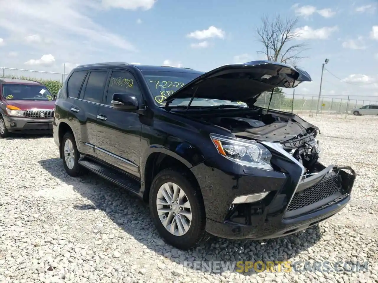 1 Photograph of a damaged car JTJBM7FX2K5211875 LEXUS GX 2019