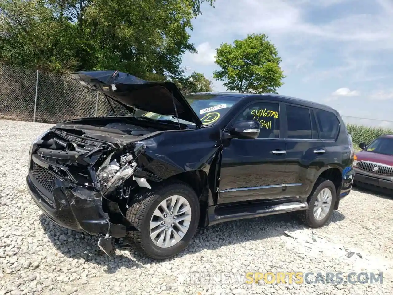 2 Photograph of a damaged car JTJBM7FX2K5211875 LEXUS GX 2019