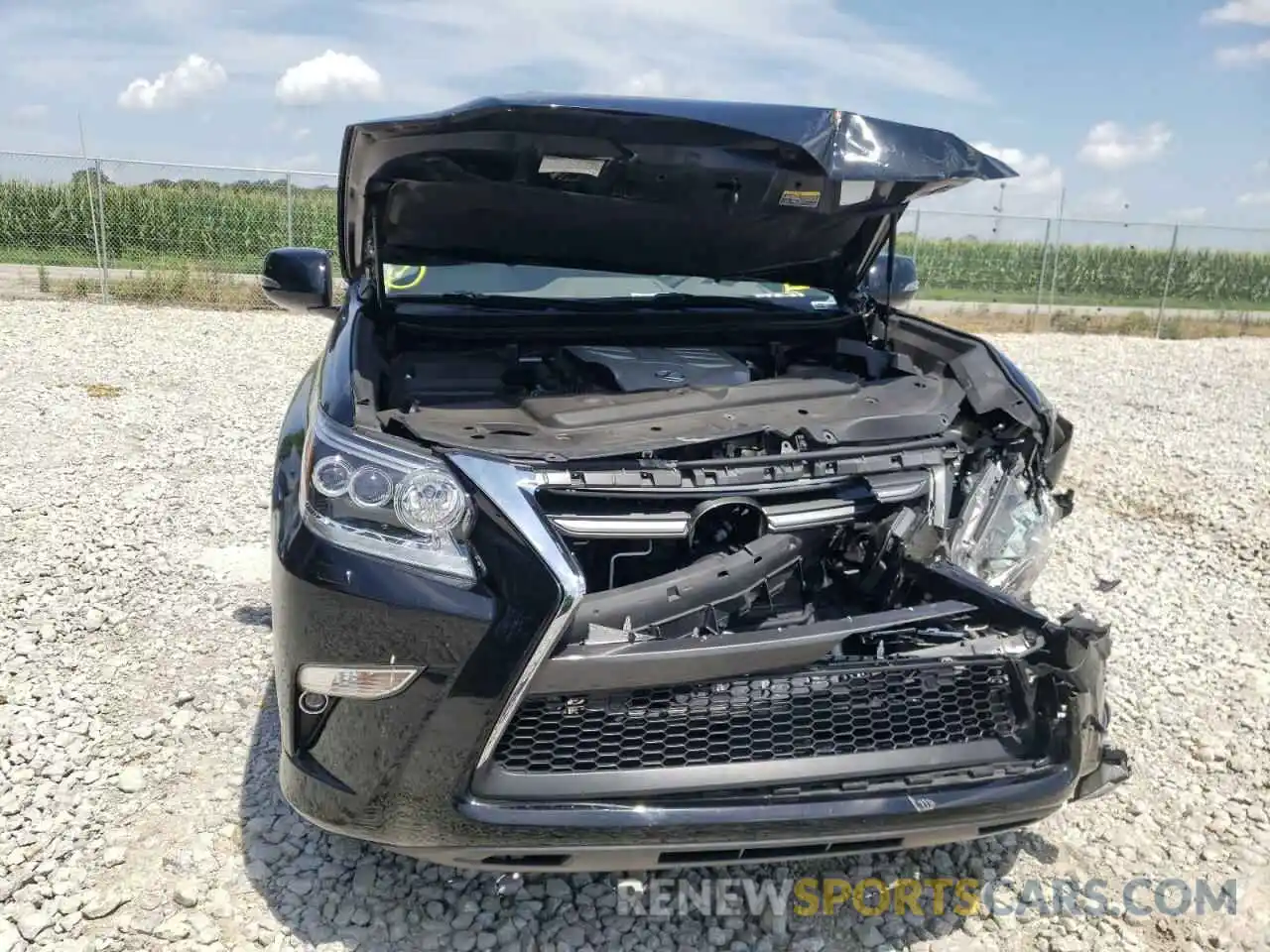 9 Photograph of a damaged car JTJBM7FX2K5211875 LEXUS GX 2019