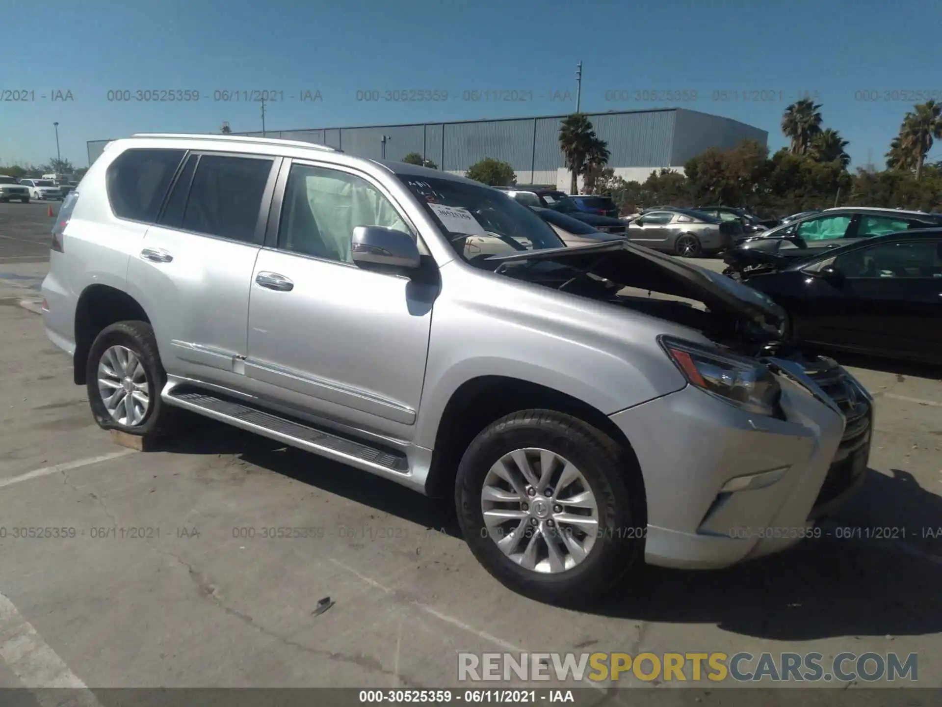 1 Photograph of a damaged car JTJBM7FX2K5213755 LEXUS GX 2019