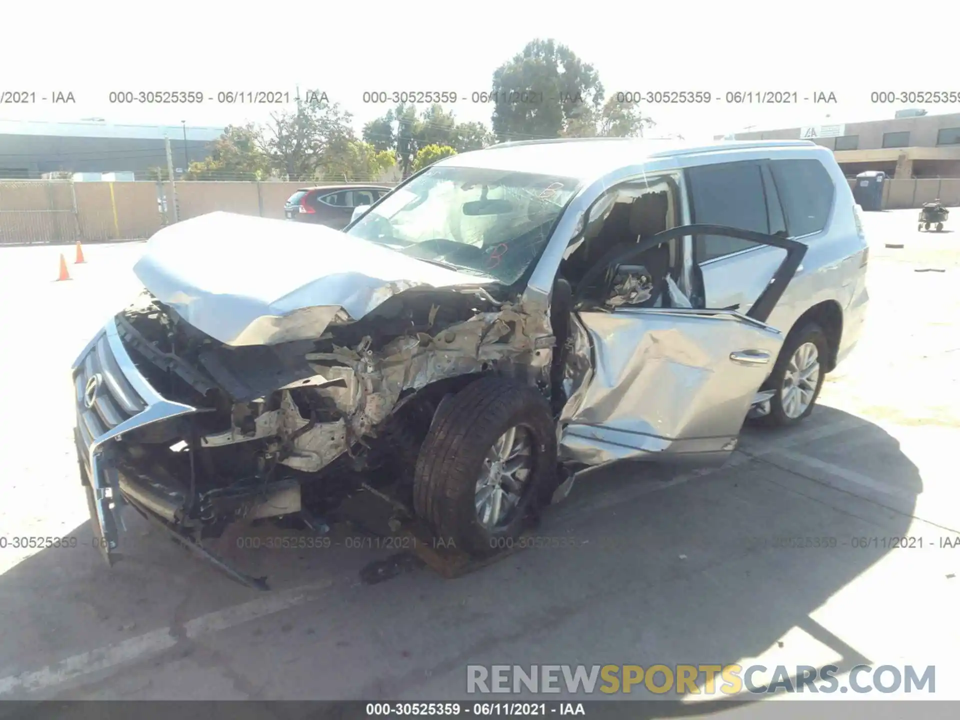 2 Photograph of a damaged car JTJBM7FX2K5213755 LEXUS GX 2019