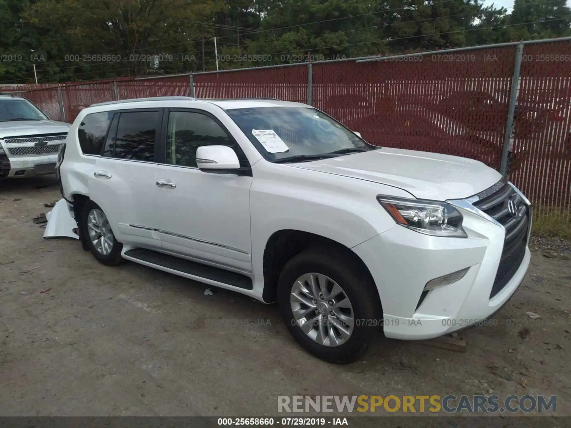 1 Photograph of a damaged car JTJBM7FX2K5214355 LEXUS GX 2019