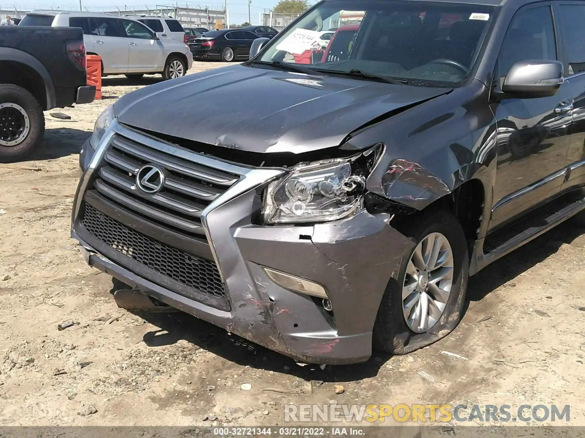 6 Фотография поврежденного автомобиля JTJBM7FX2K5216588 LEXUS GX 2019