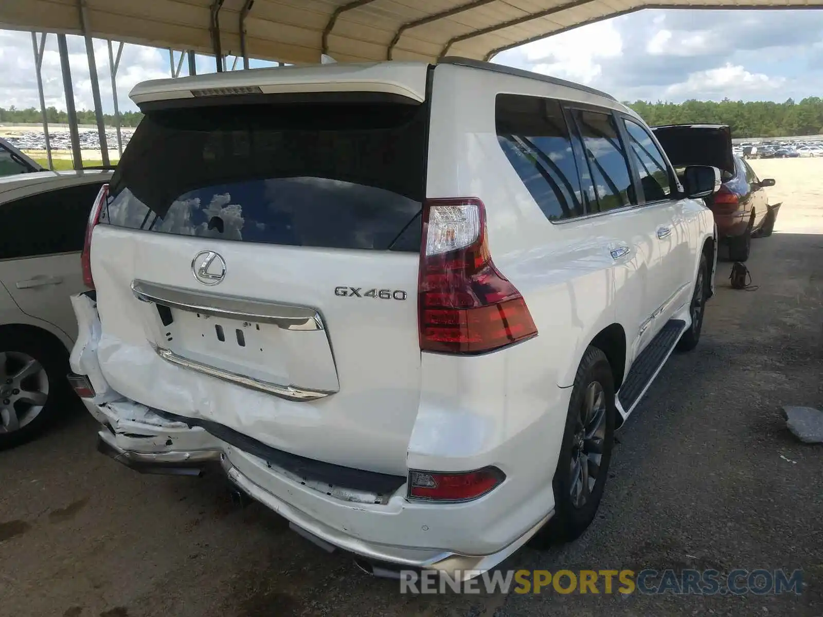 4 Фотография поврежденного автомобиля JTJBM7FX2K5216591 LEXUS GX 2019