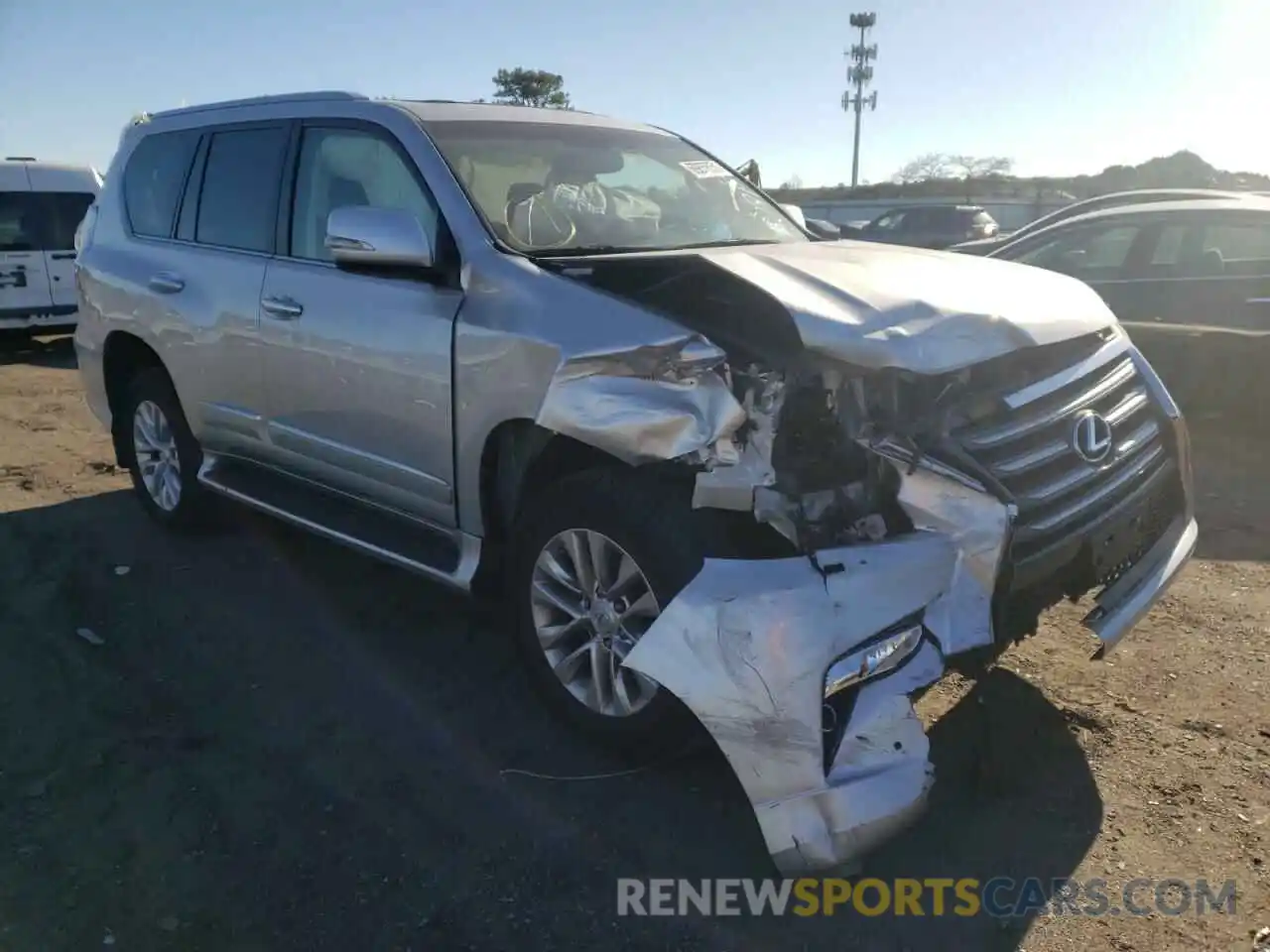 1 Photograph of a damaged car JTJBM7FX2K5219474 LEXUS GX 2019