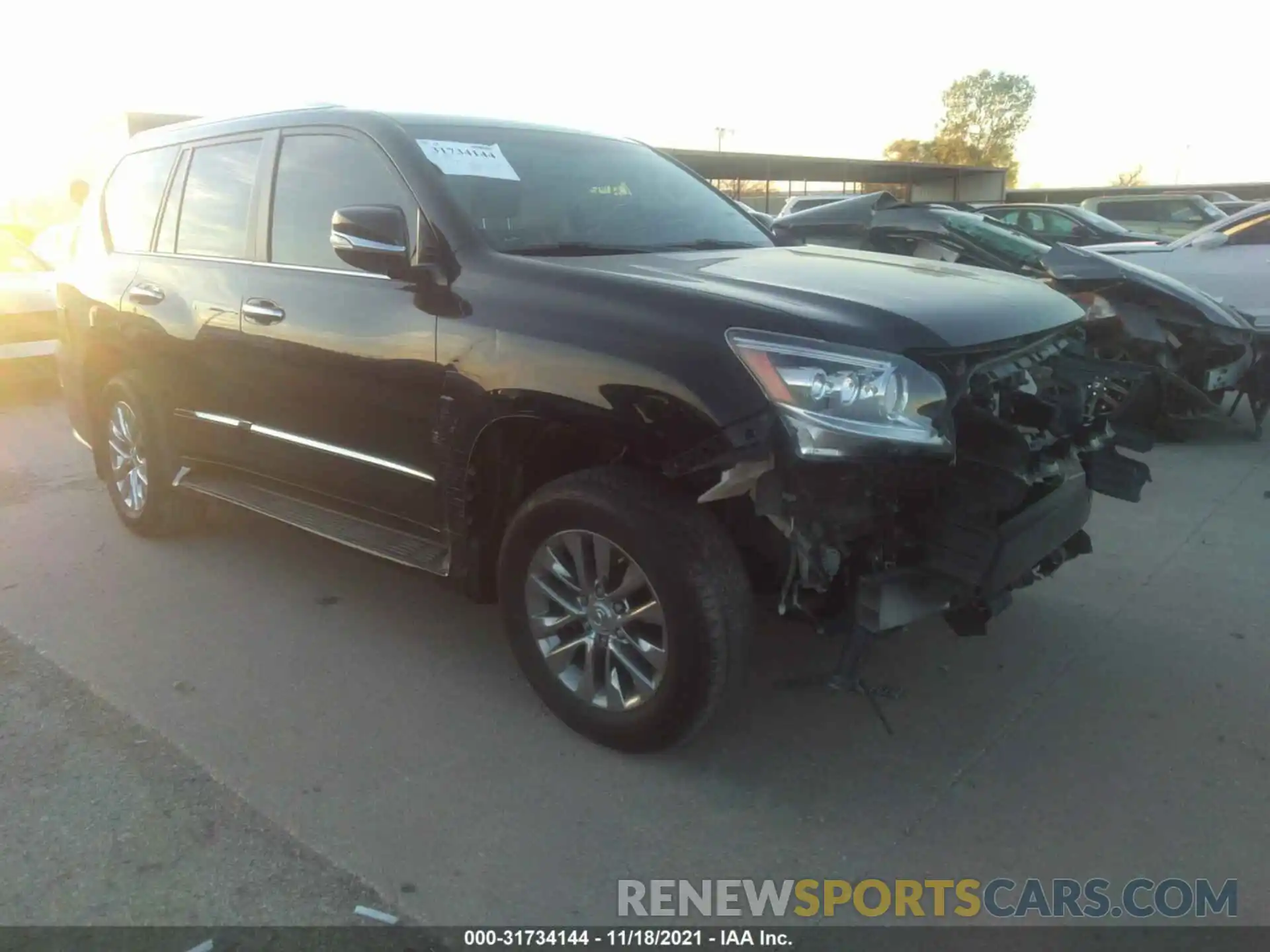 1 Photograph of a damaged car JTJBM7FX2K5219927 LEXUS GX 2019