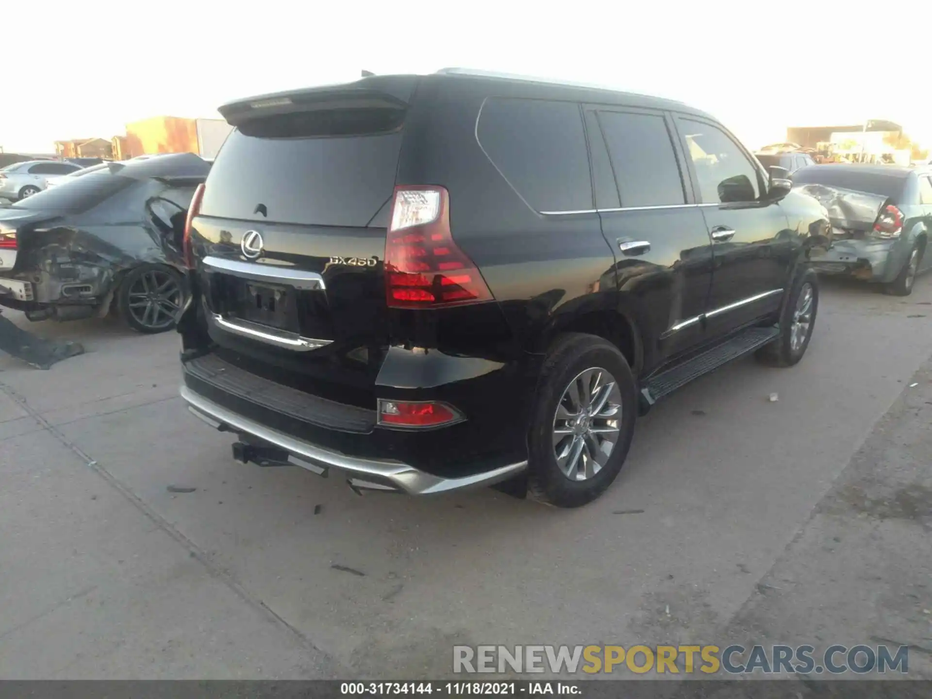 4 Фотография поврежденного автомобиля JTJBM7FX2K5219927 LEXUS GX 2019