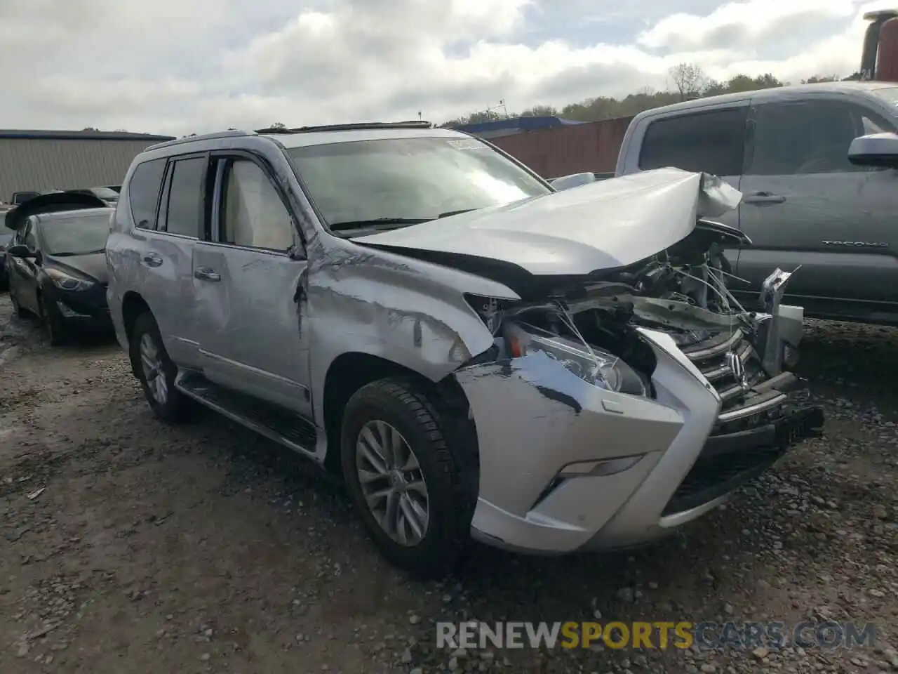 1 Photograph of a damaged car JTJBM7FX2K5222472 LEXUS GX 2019