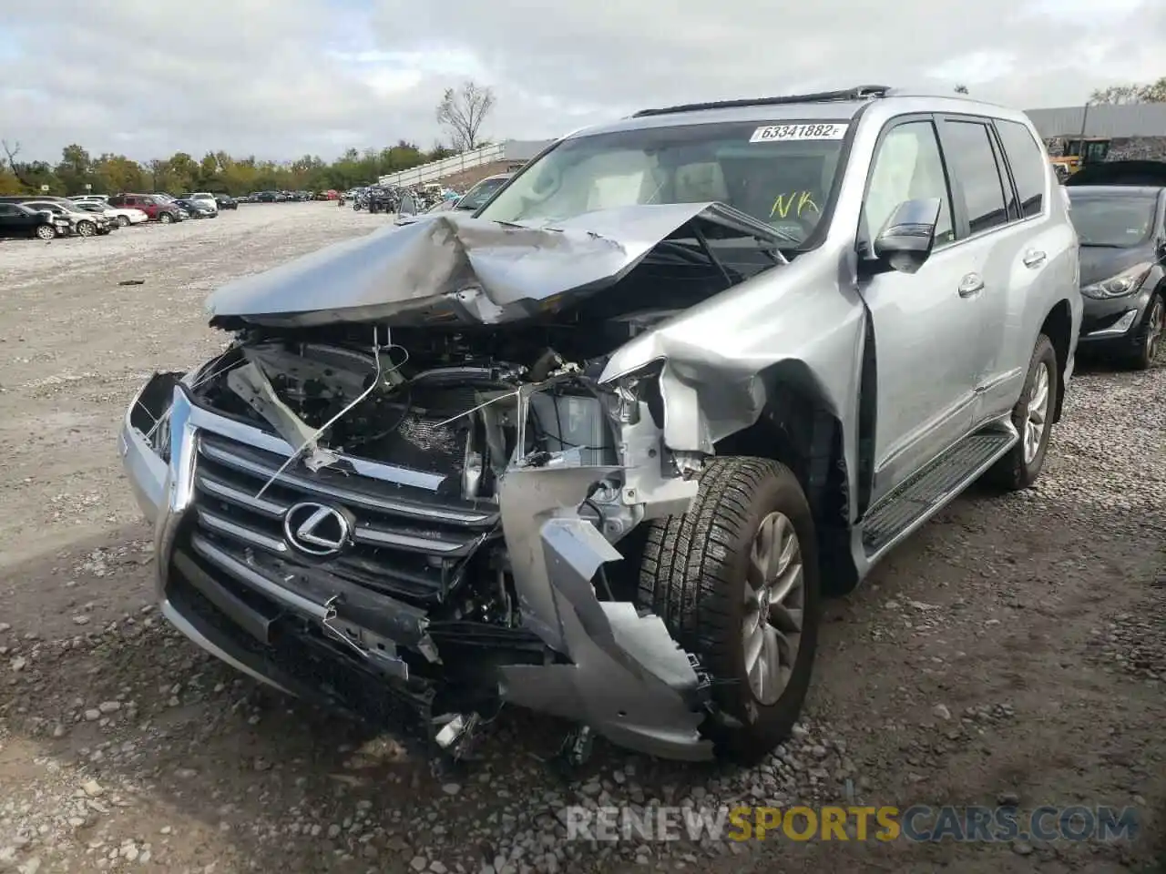 2 Photograph of a damaged car JTJBM7FX2K5222472 LEXUS GX 2019