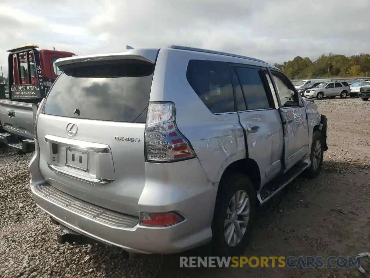 4 Photograph of a damaged car JTJBM7FX2K5222472 LEXUS GX 2019