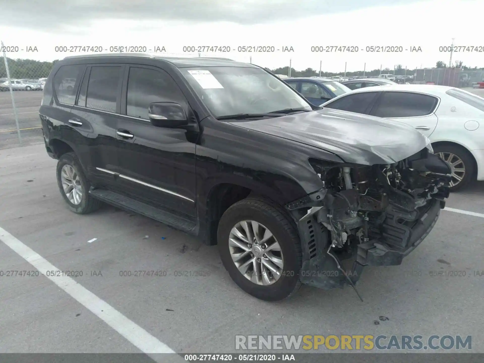 1 Photograph of a damaged car JTJBM7FX2K5222617 LEXUS GX 2019