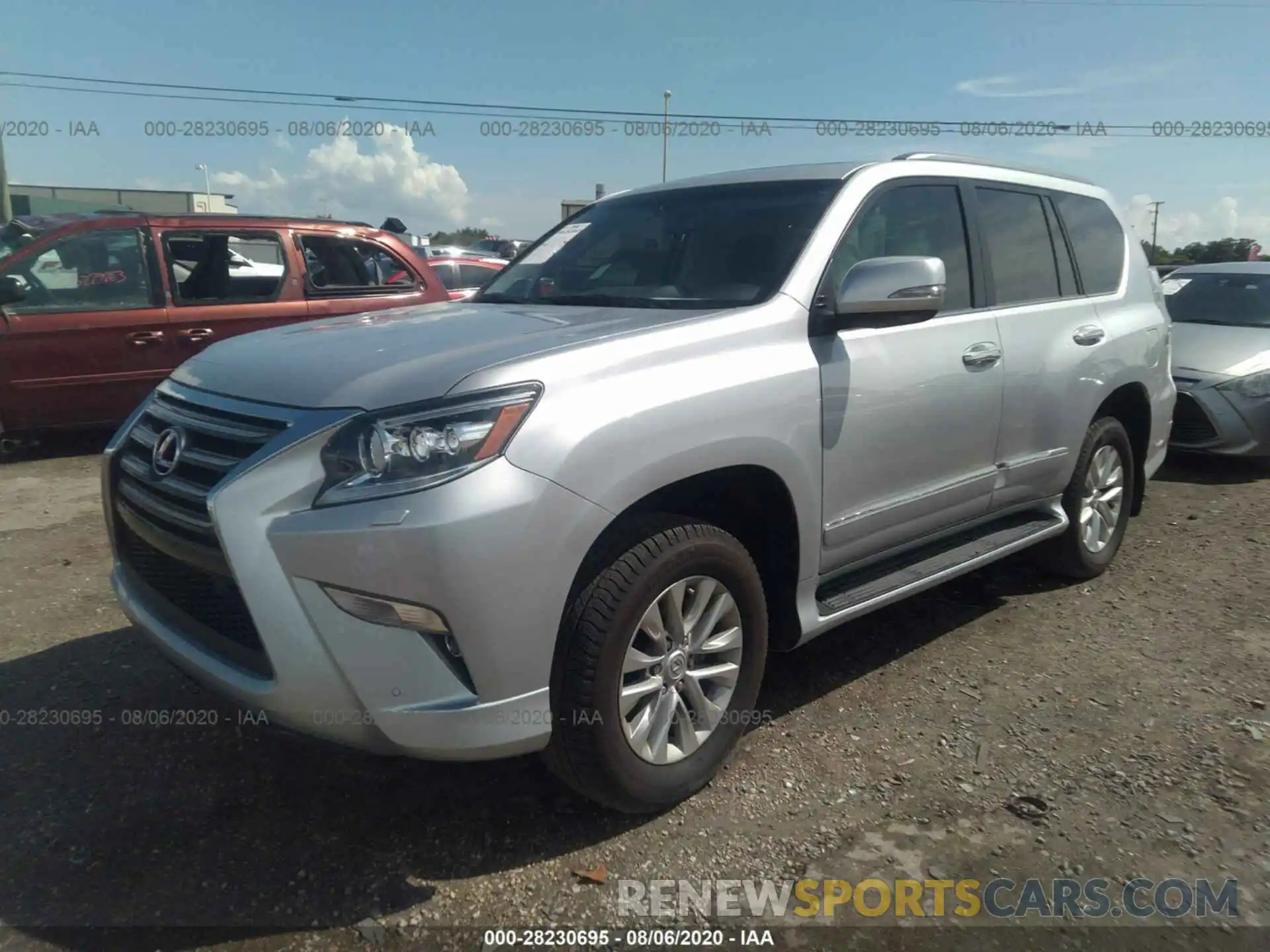 2 Фотография поврежденного автомобиля JTJBM7FX2K5223203 LEXUS GX 2019