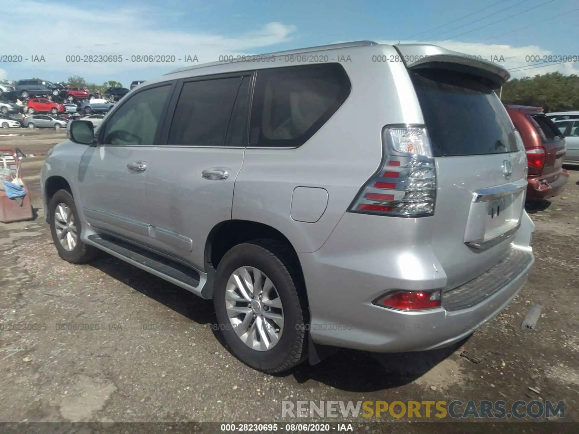 3 Фотография поврежденного автомобиля JTJBM7FX2K5223203 LEXUS GX 2019