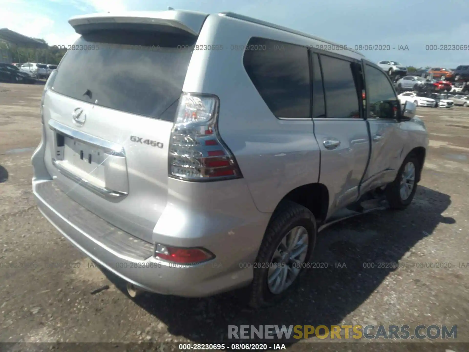 4 Фотография поврежденного автомобиля JTJBM7FX2K5223203 LEXUS GX 2019