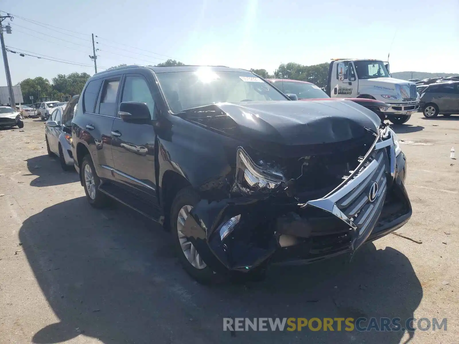 1 Photograph of a damaged car JTJBM7FX2K5223394 LEXUS GX 2019