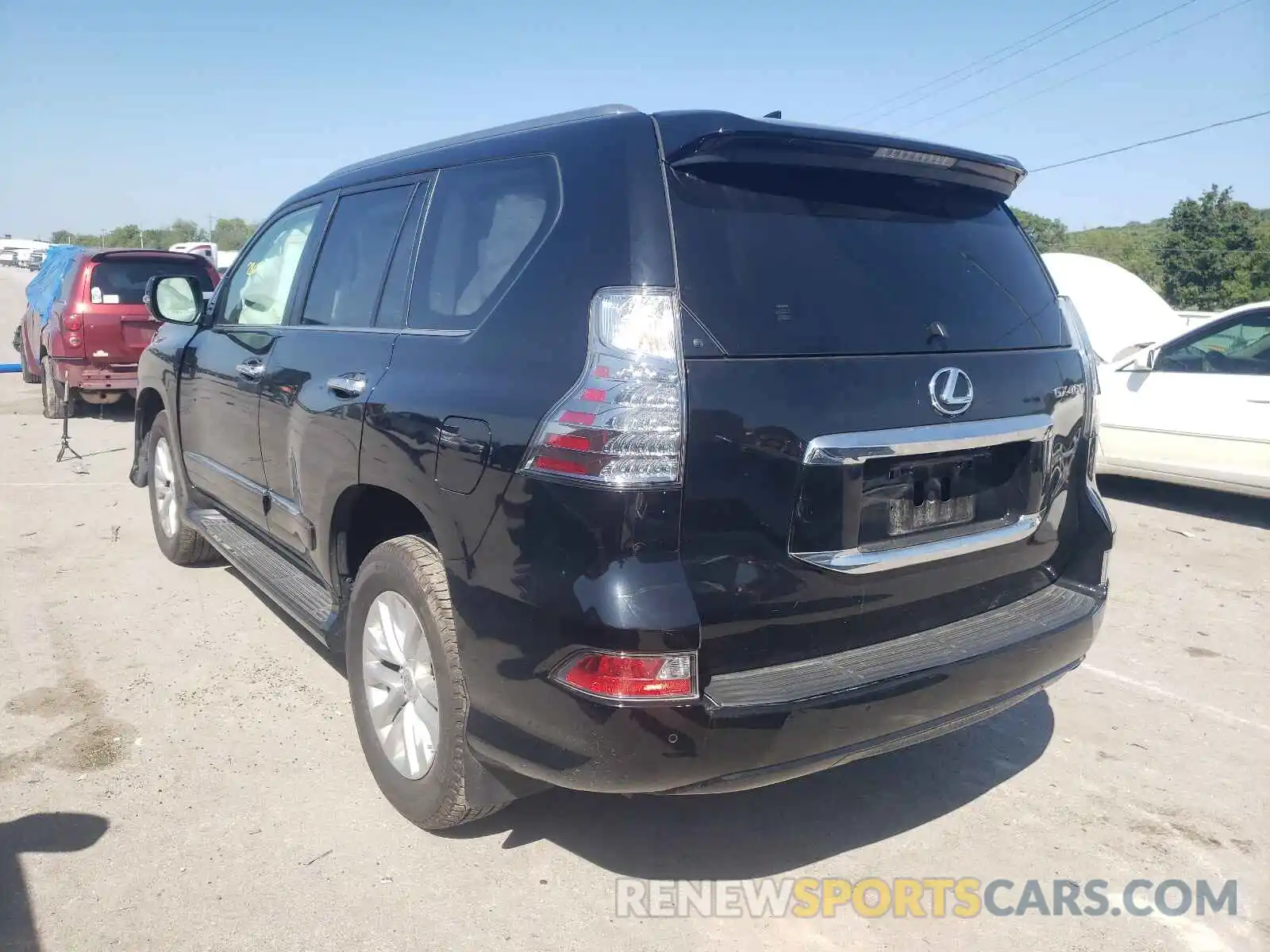 3 Photograph of a damaged car JTJBM7FX2K5223394 LEXUS GX 2019