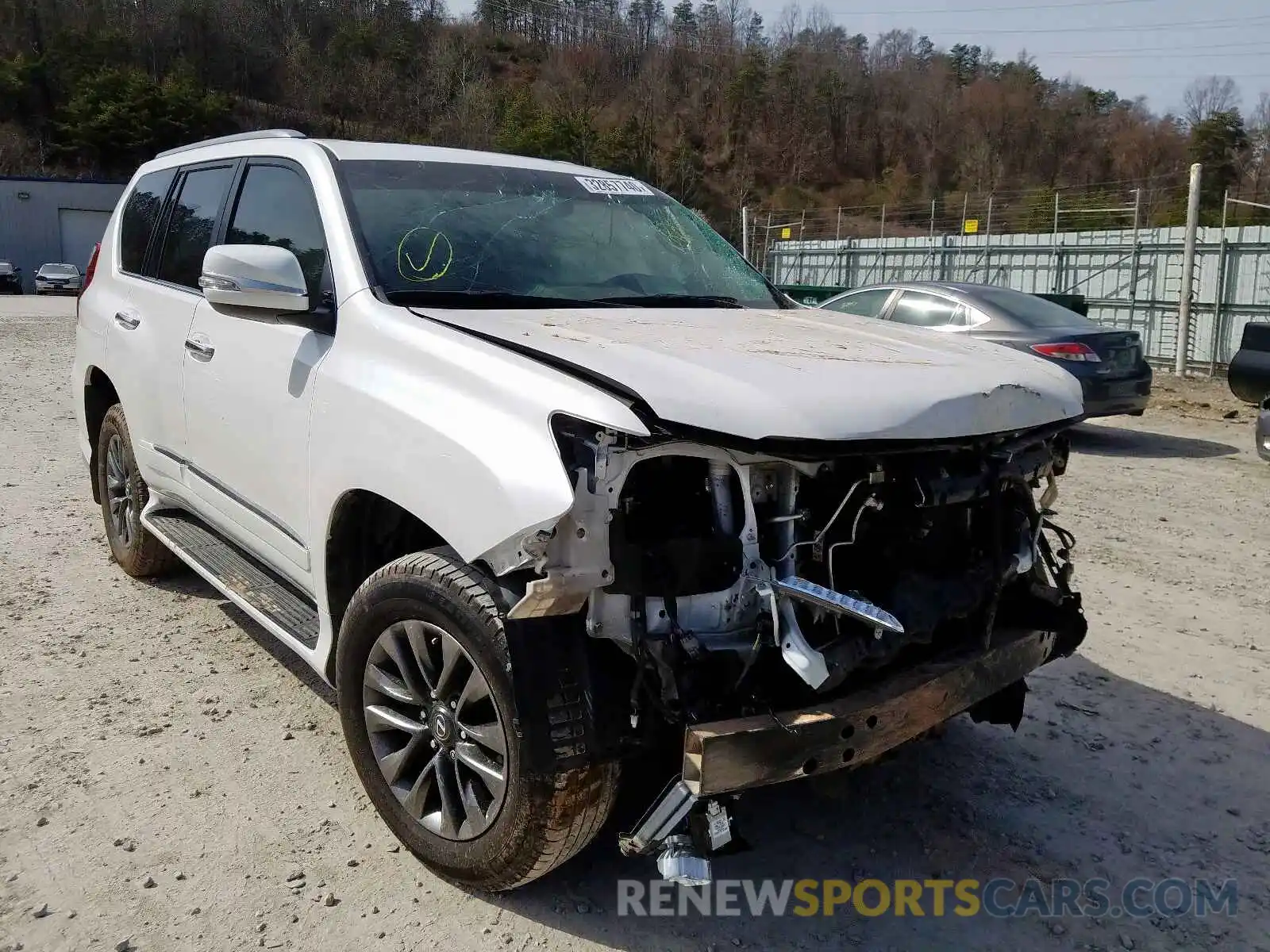 1 Photograph of a damaged car JTJBM7FX2K5223444 LEXUS GX 2019