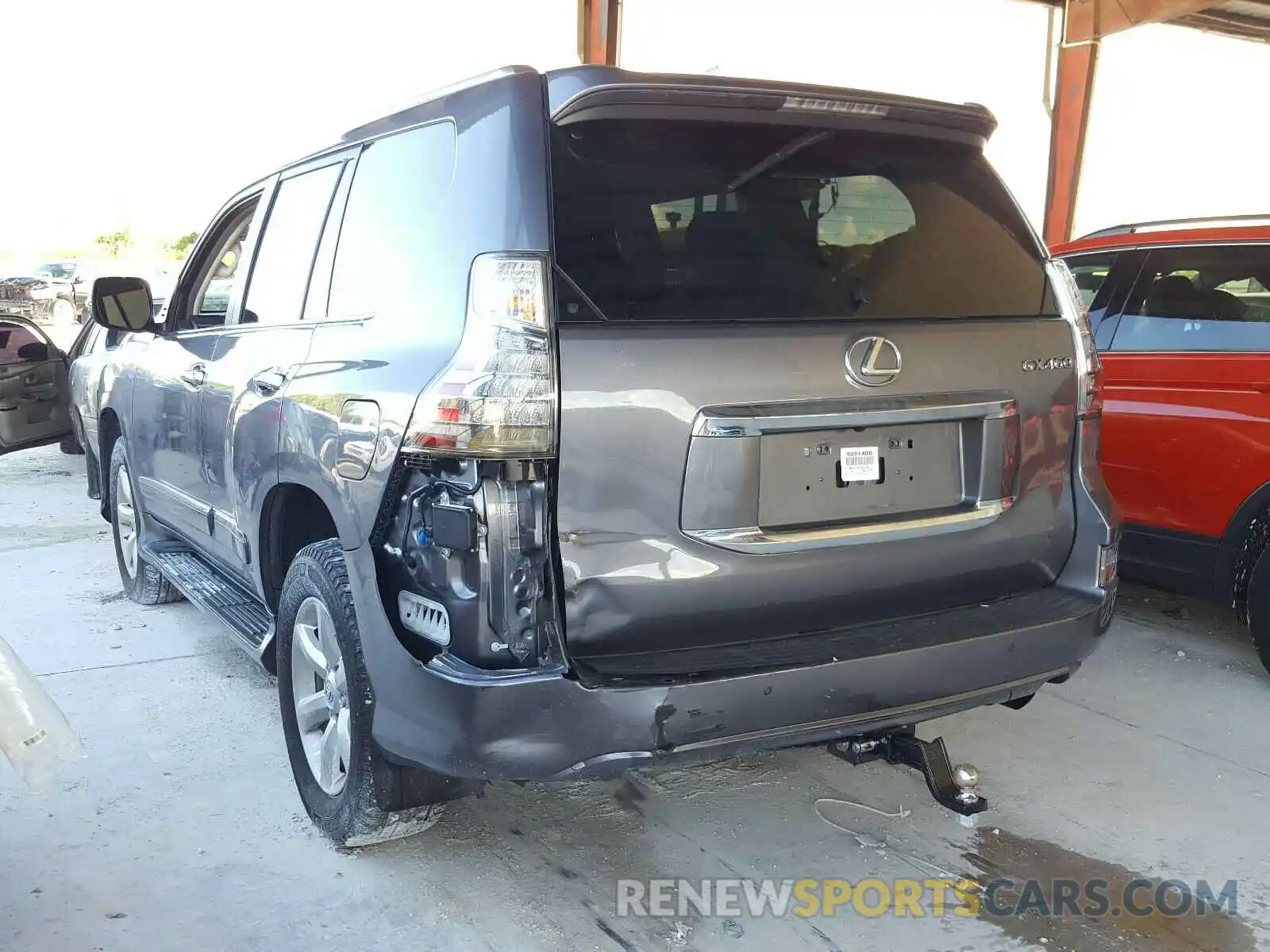 3 Фотография поврежденного автомобиля JTJBM7FX2K5225100 LEXUS GX 2019