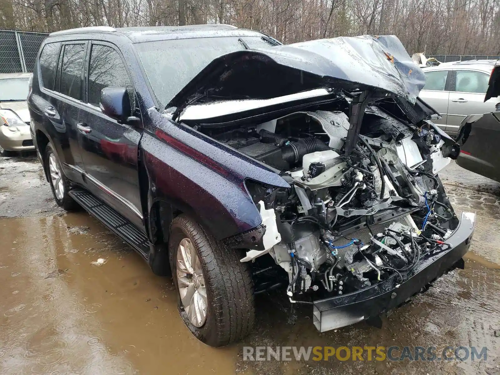 1 Photograph of a damaged car JTJBM7FX2K5232256 LEXUS GX 2019