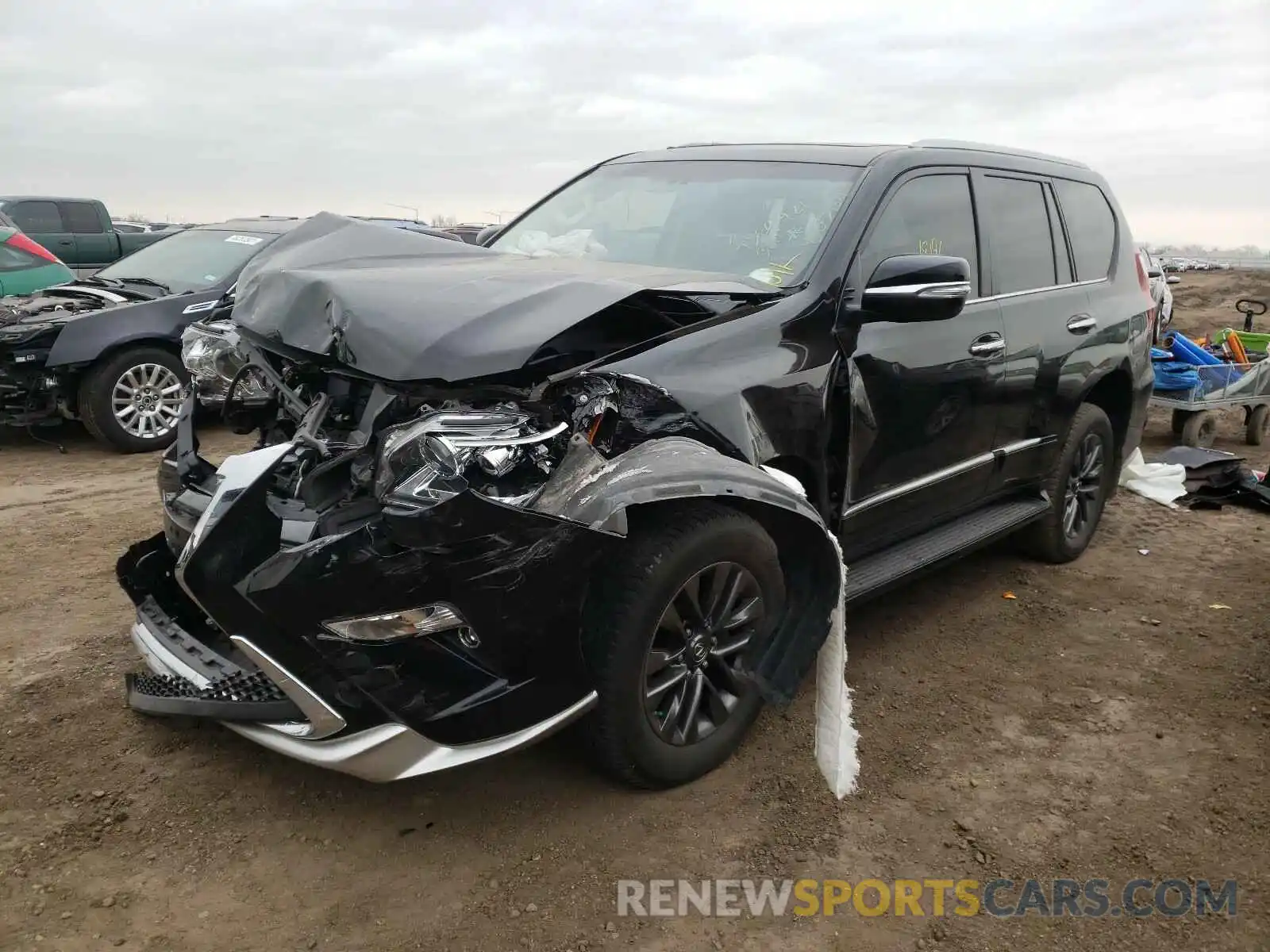 2 Photograph of a damaged car JTJBM7FX2K5233343 LEXUS GX 2019