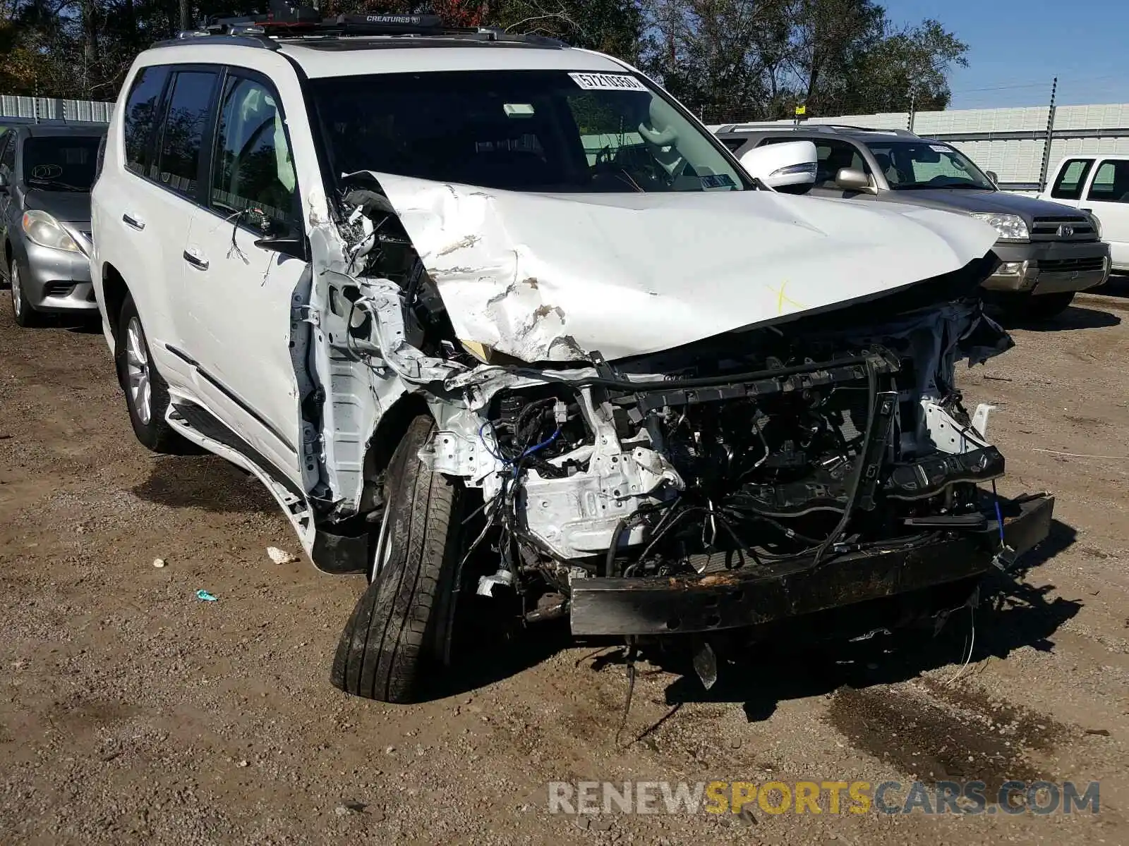 1 Photograph of a damaged car JTJBM7FX2K5233892 LEXUS GX 2019