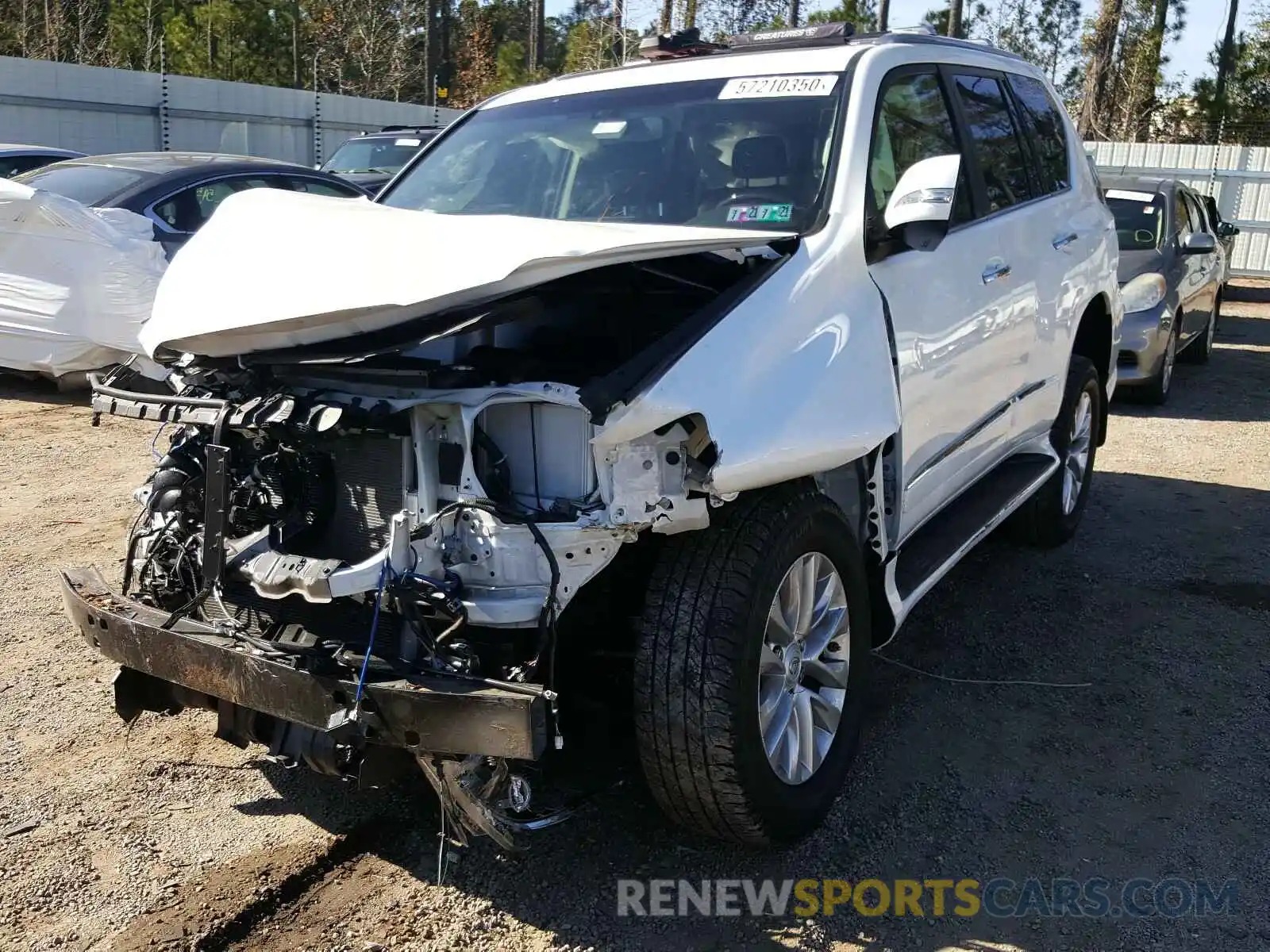 2 Photograph of a damaged car JTJBM7FX2K5233892 LEXUS GX 2019