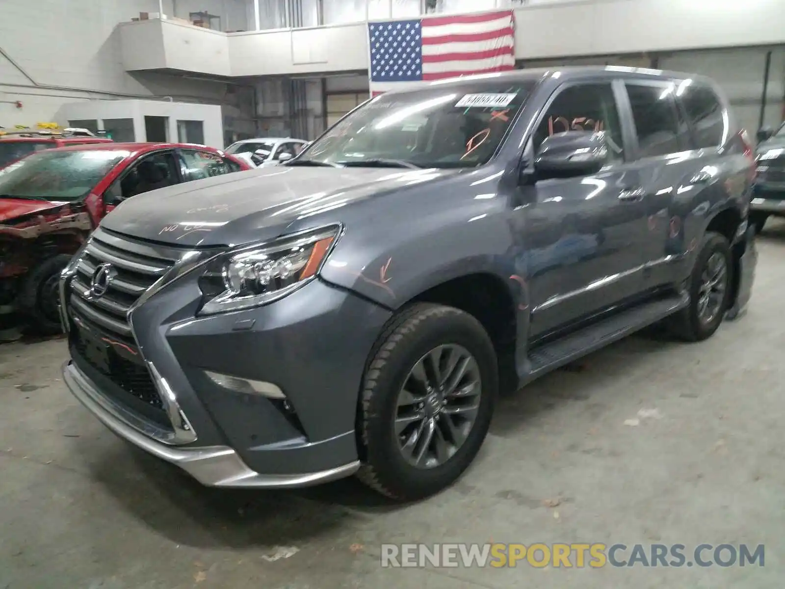 2 Photograph of a damaged car JTJBM7FX2K5235058 LEXUS GX 2019