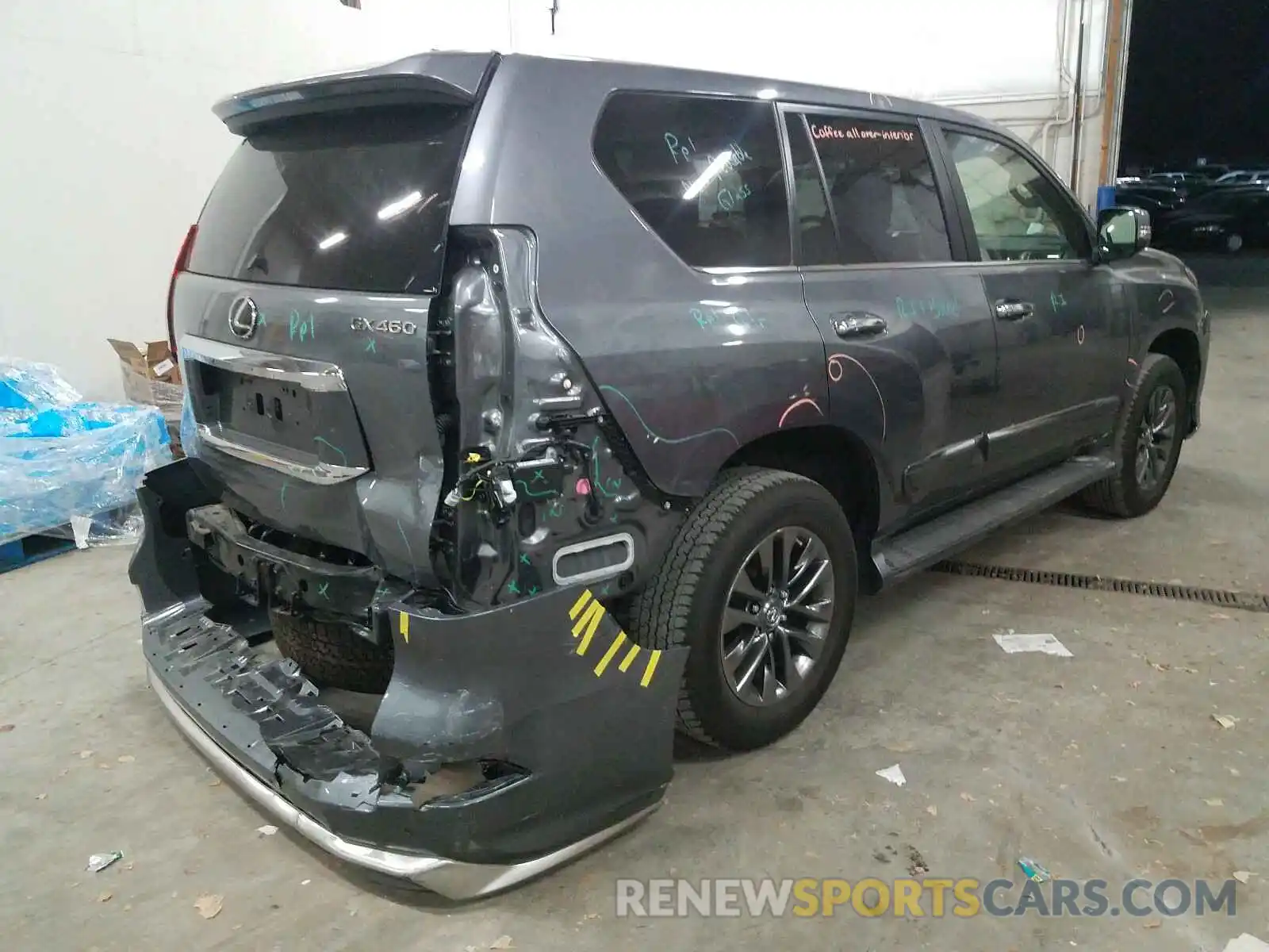4 Photograph of a damaged car JTJBM7FX2K5235058 LEXUS GX 2019