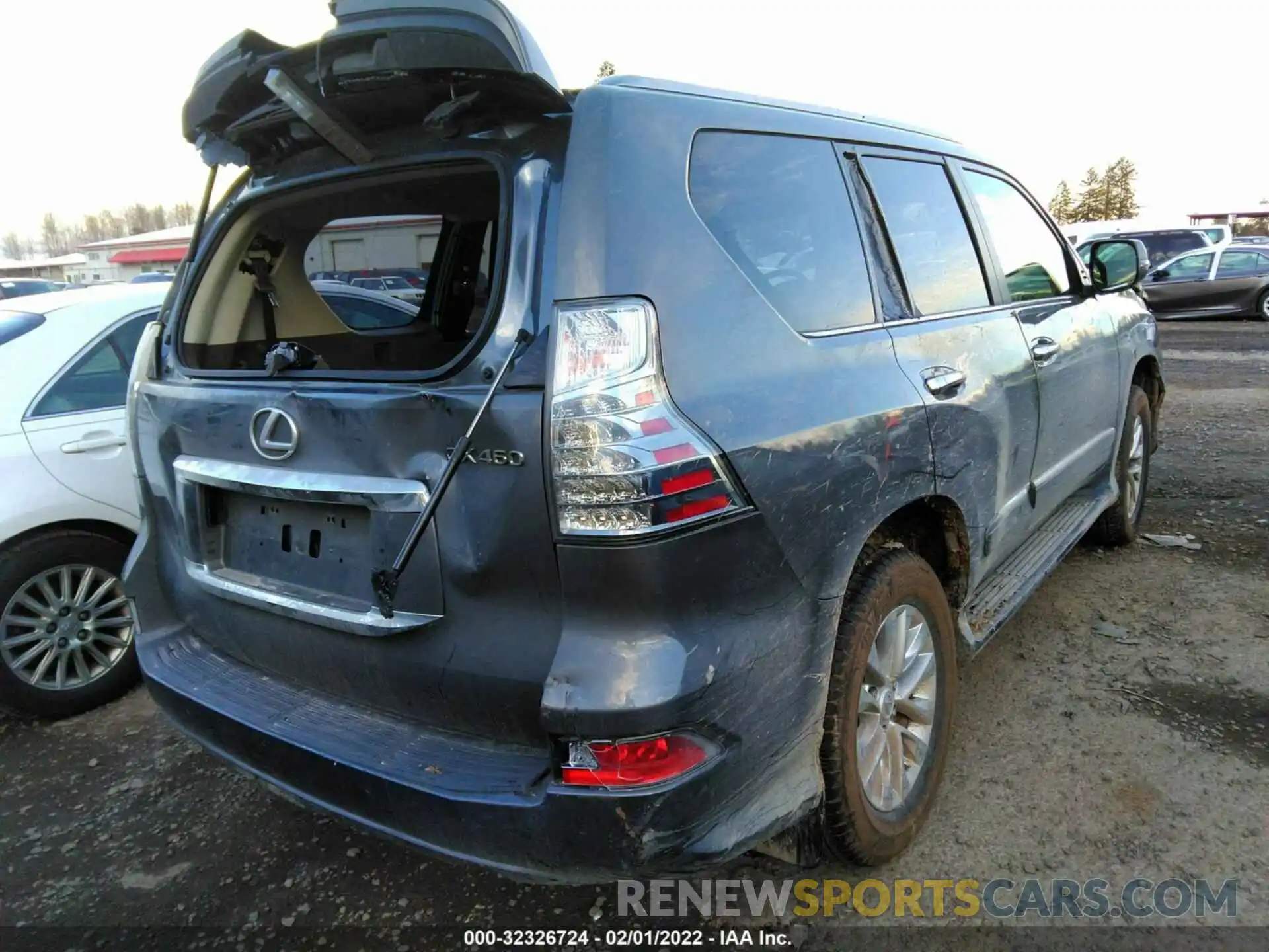 4 Фотография поврежденного автомобиля JTJBM7FX2K5235528 LEXUS GX 2019