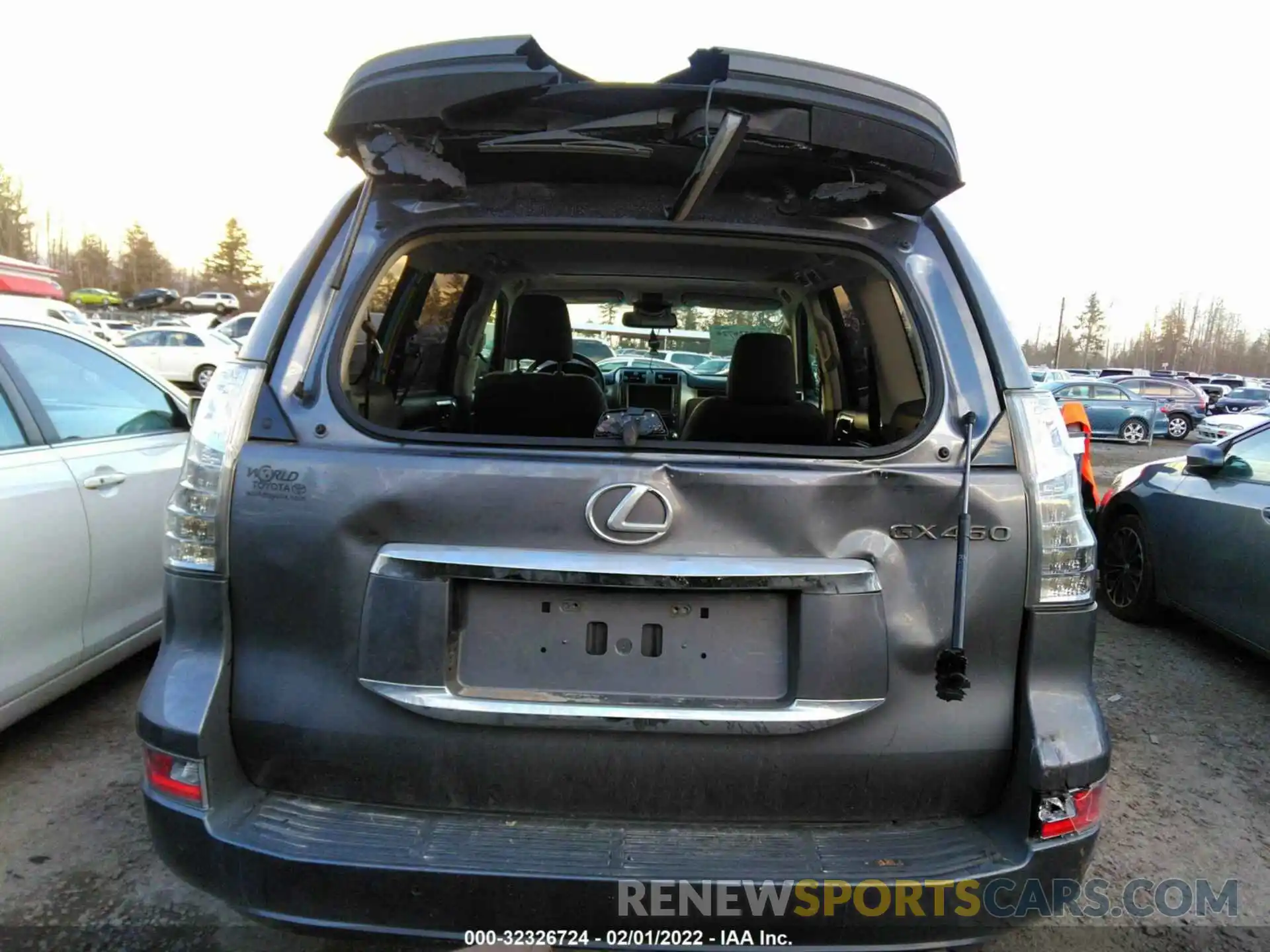 6 Photograph of a damaged car JTJBM7FX2K5235528 LEXUS GX 2019