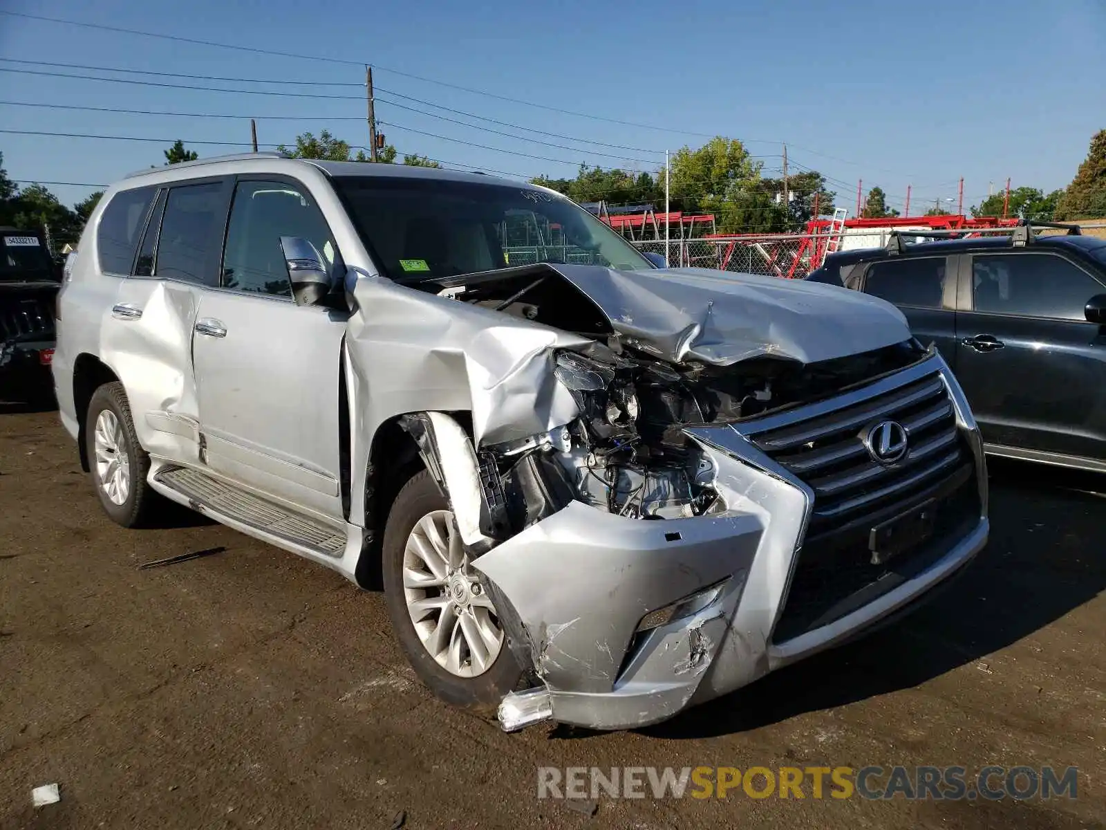 1 Photograph of a damaged car JTJBM7FX2K5238123 LEXUS GX 2019