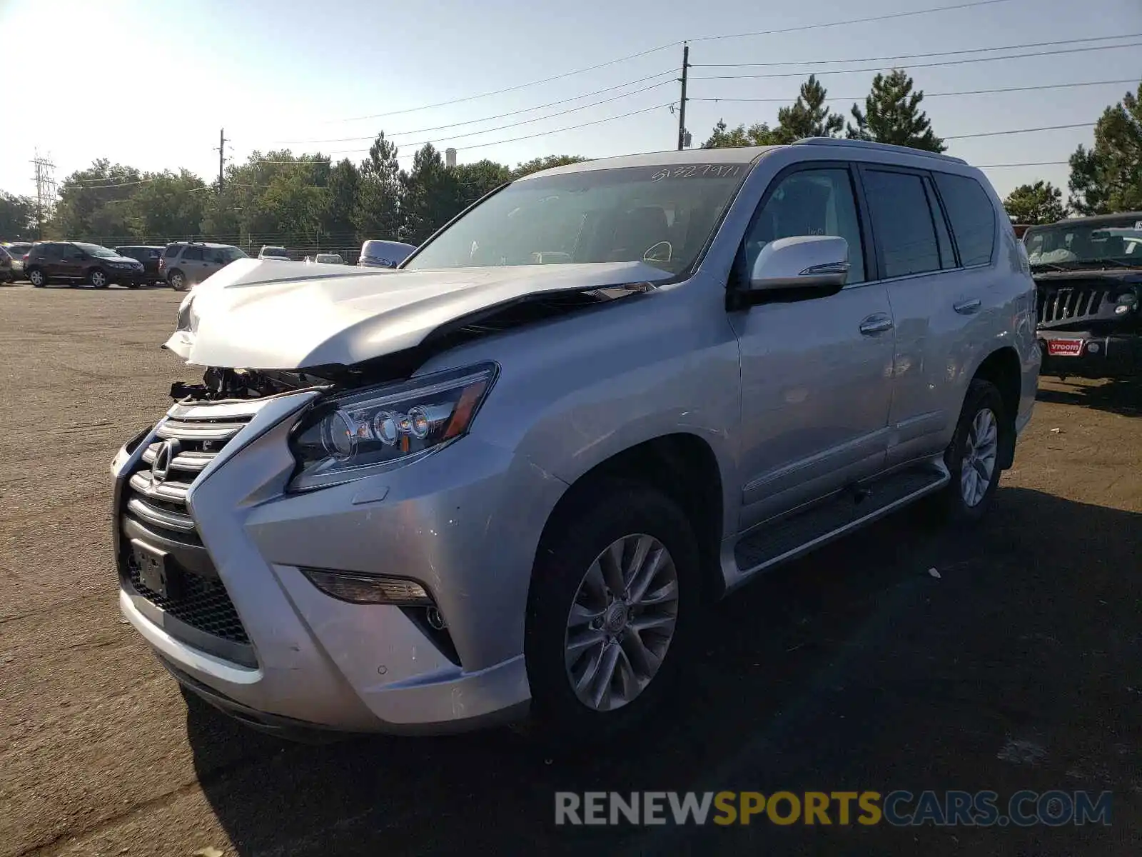 2 Photograph of a damaged car JTJBM7FX2K5238123 LEXUS GX 2019