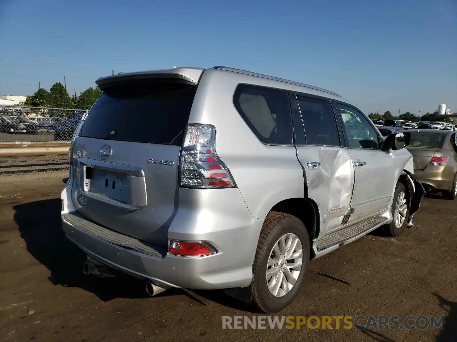 4 Фотография поврежденного автомобиля JTJBM7FX2K5238123 LEXUS GX 2019