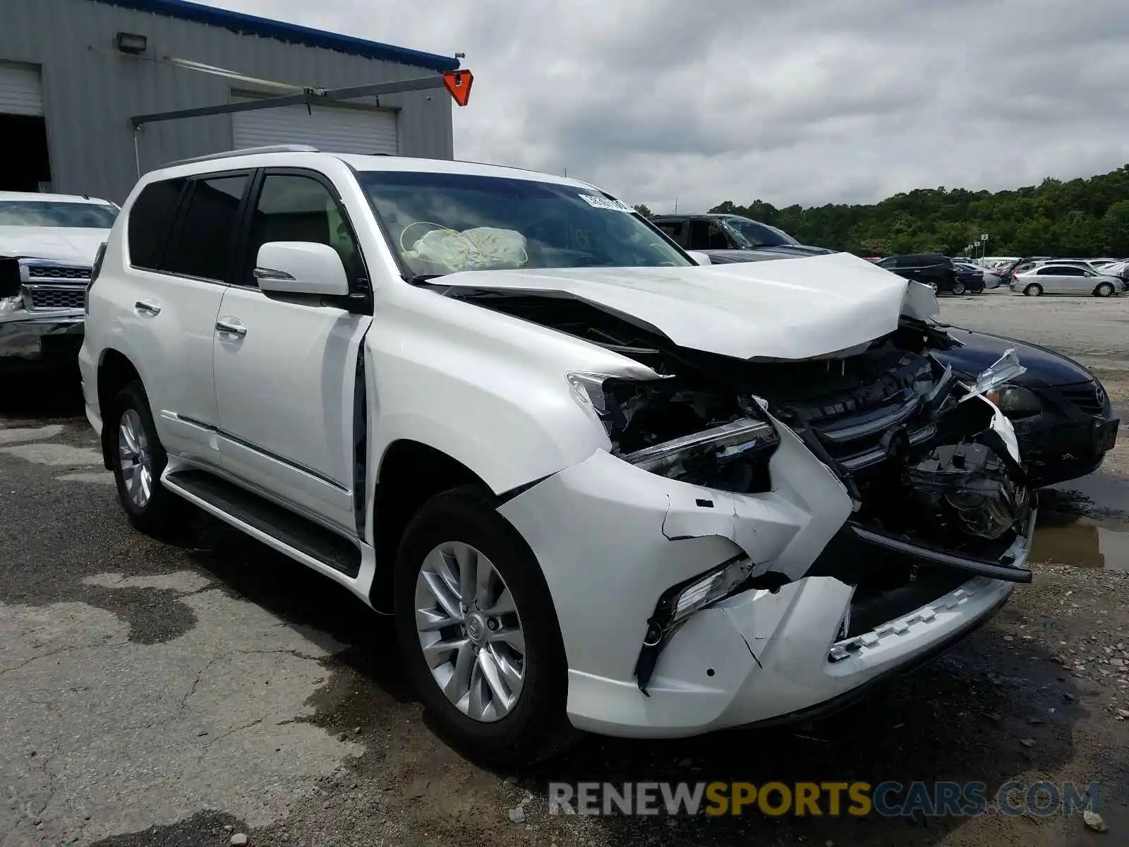 1 Photograph of a damaged car JTJBM7FX2K5240566 LEXUS GX 2019