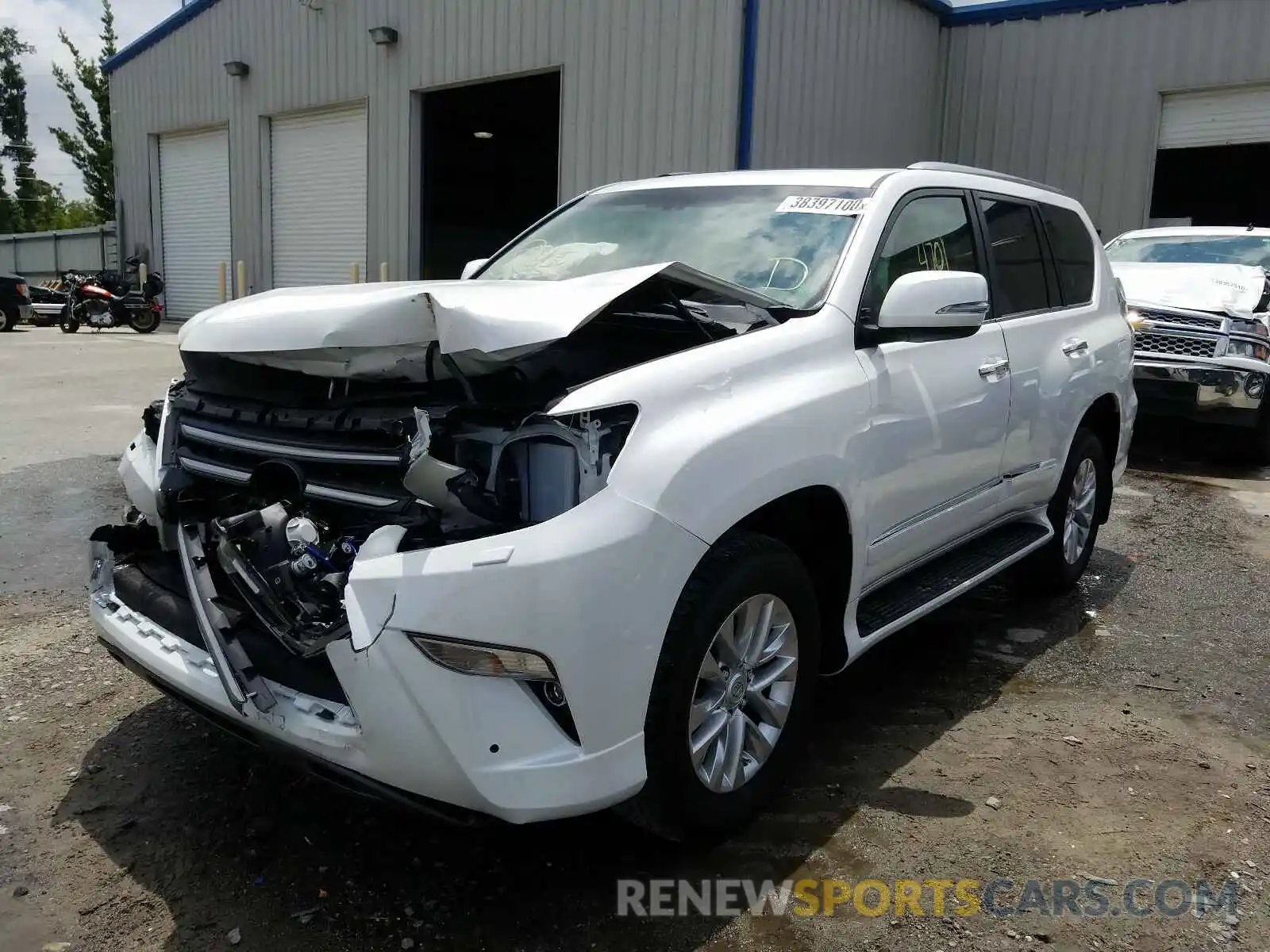 2 Photograph of a damaged car JTJBM7FX2K5240566 LEXUS GX 2019