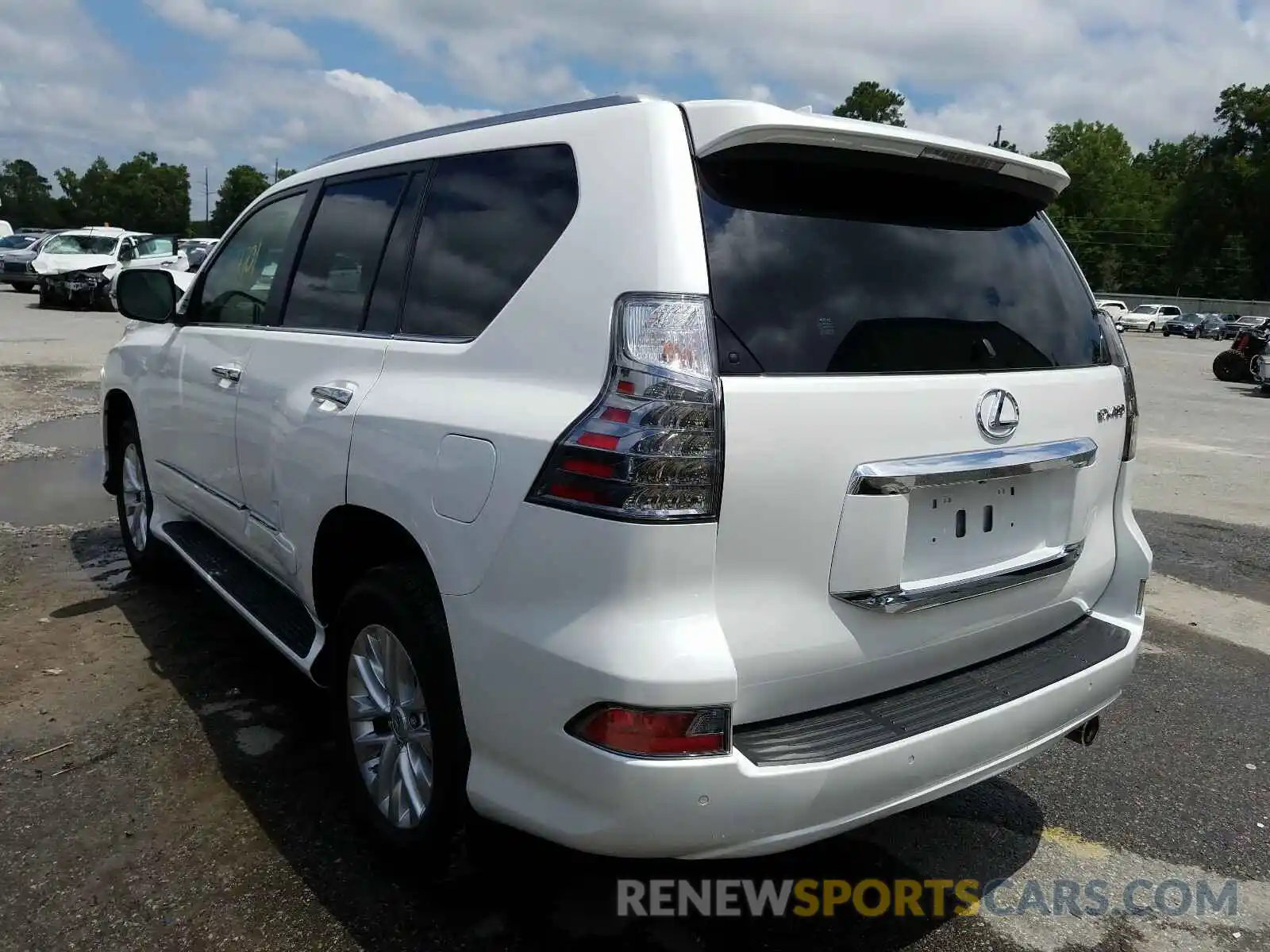 3 Фотография поврежденного автомобиля JTJBM7FX2K5240566 LEXUS GX 2019