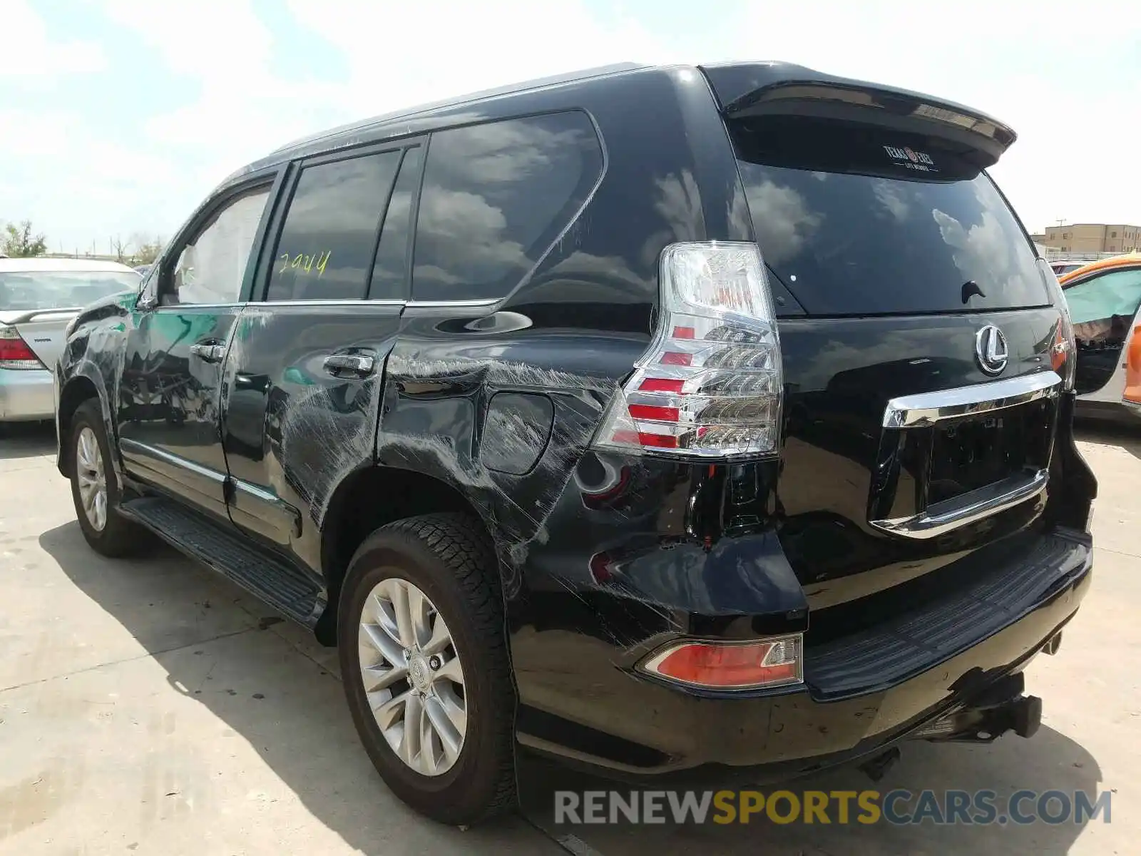 3 Photograph of a damaged car JTJBM7FX2K5240700 LEXUS GX 2019