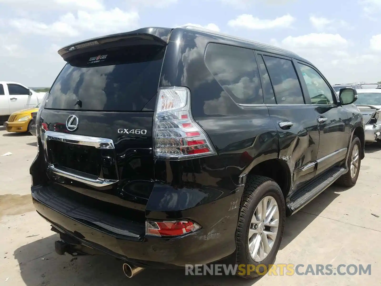 4 Фотография поврежденного автомобиля JTJBM7FX2K5240700 LEXUS GX 2019