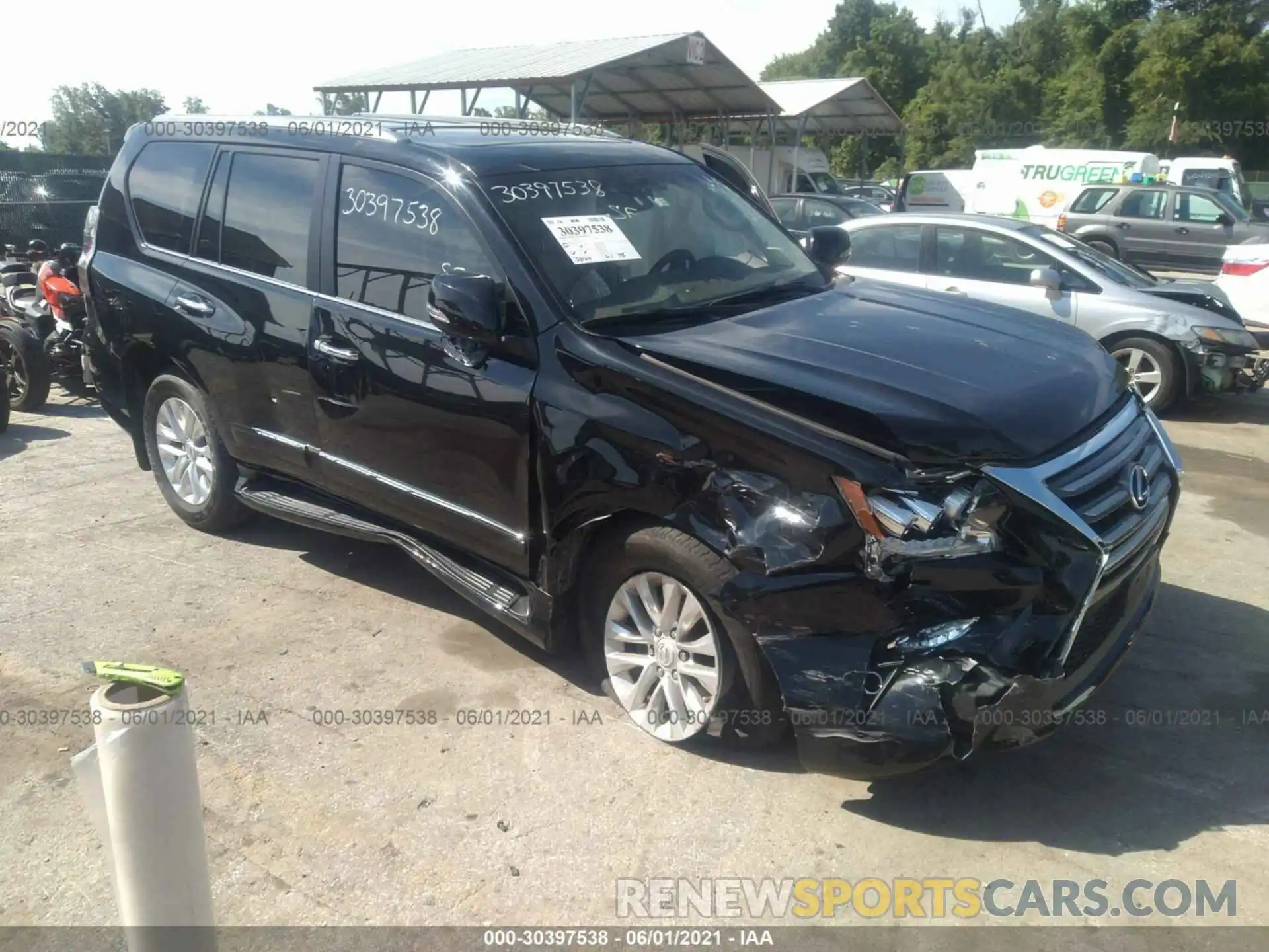 1 Photograph of a damaged car JTJBM7FX3K5212310 LEXUS GX 2019