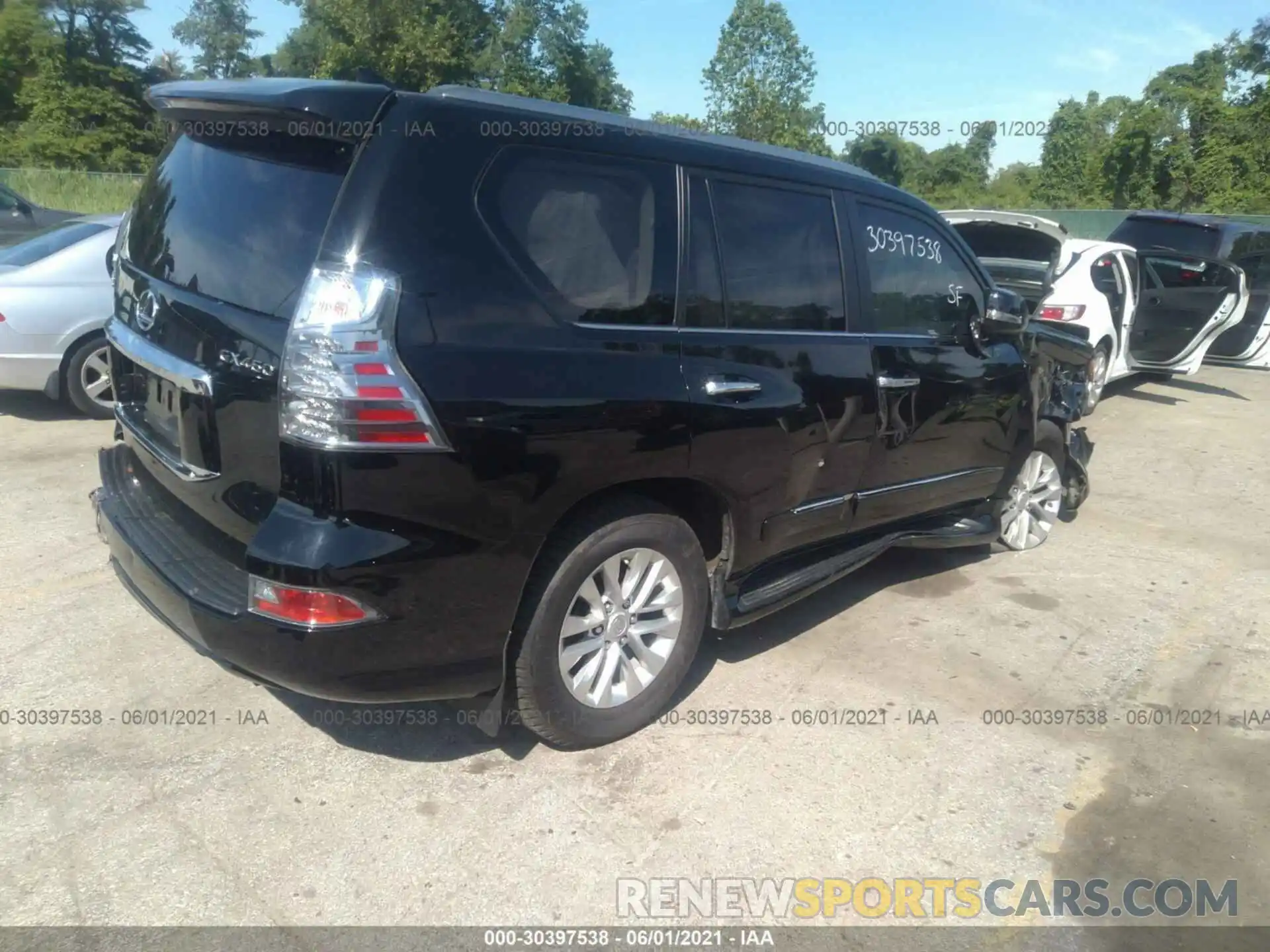 4 Фотография поврежденного автомобиля JTJBM7FX3K5212310 LEXUS GX 2019