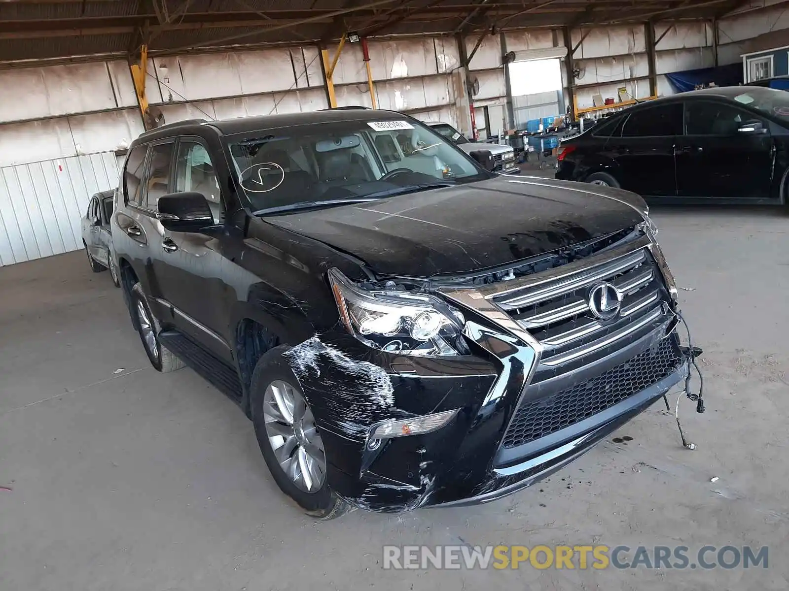 1 Photograph of a damaged car JTJBM7FX3K5219659 LEXUS GX 2019