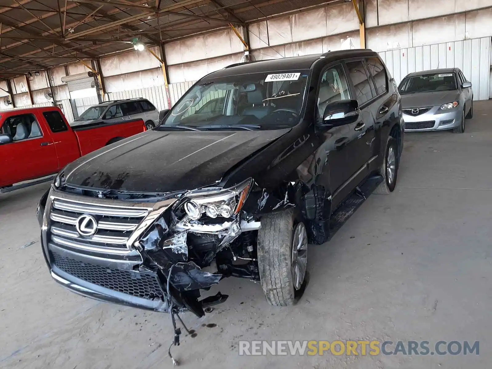 2 Photograph of a damaged car JTJBM7FX3K5219659 LEXUS GX 2019