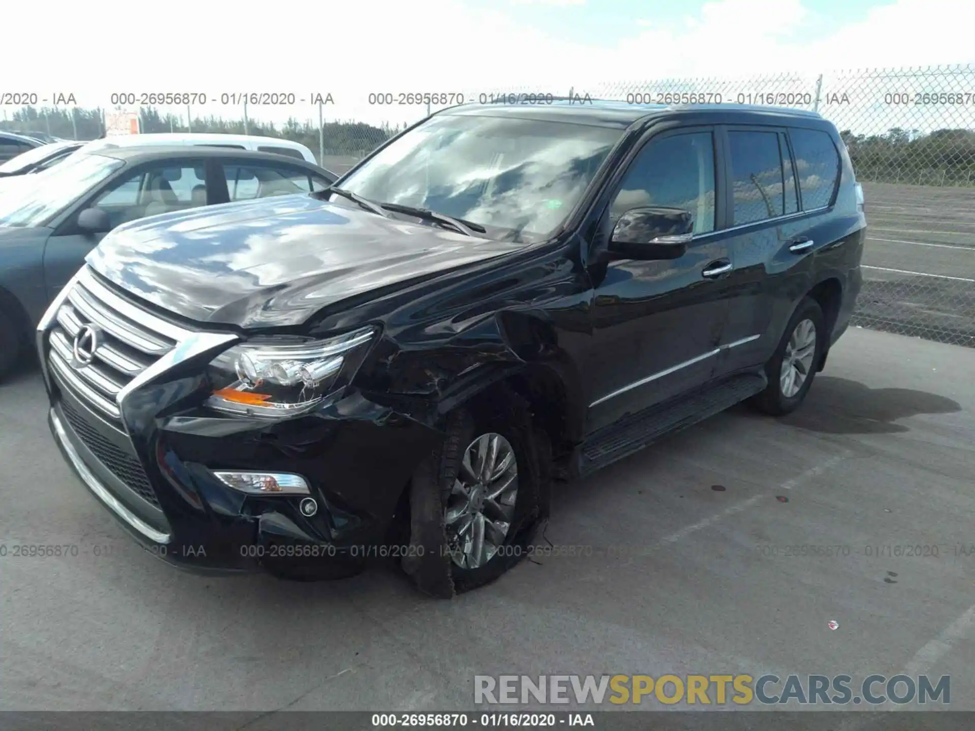 2 Photograph of a damaged car JTJBM7FX3K5225526 LEXUS GX 2019