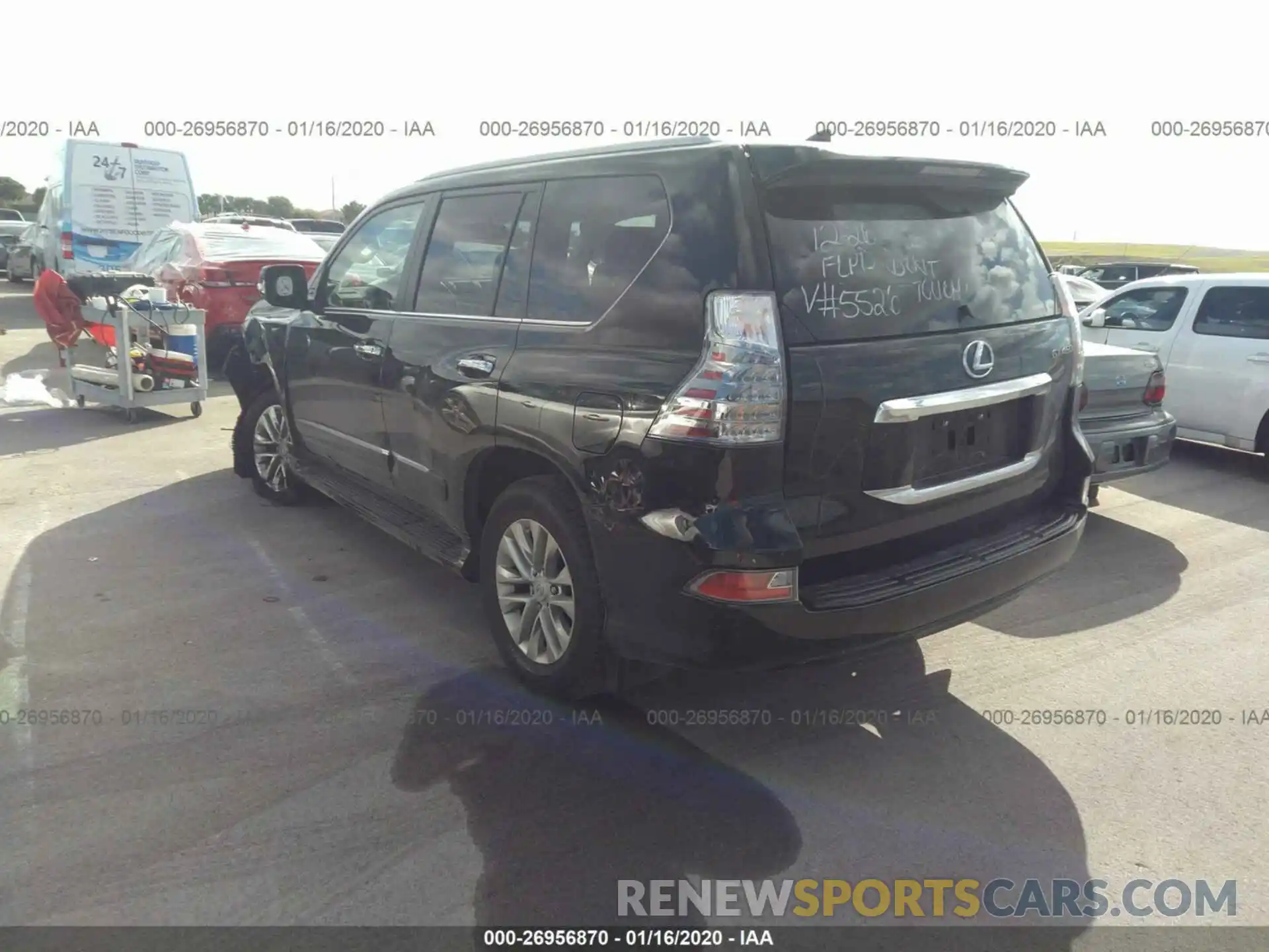 3 Фотография поврежденного автомобиля JTJBM7FX3K5225526 LEXUS GX 2019