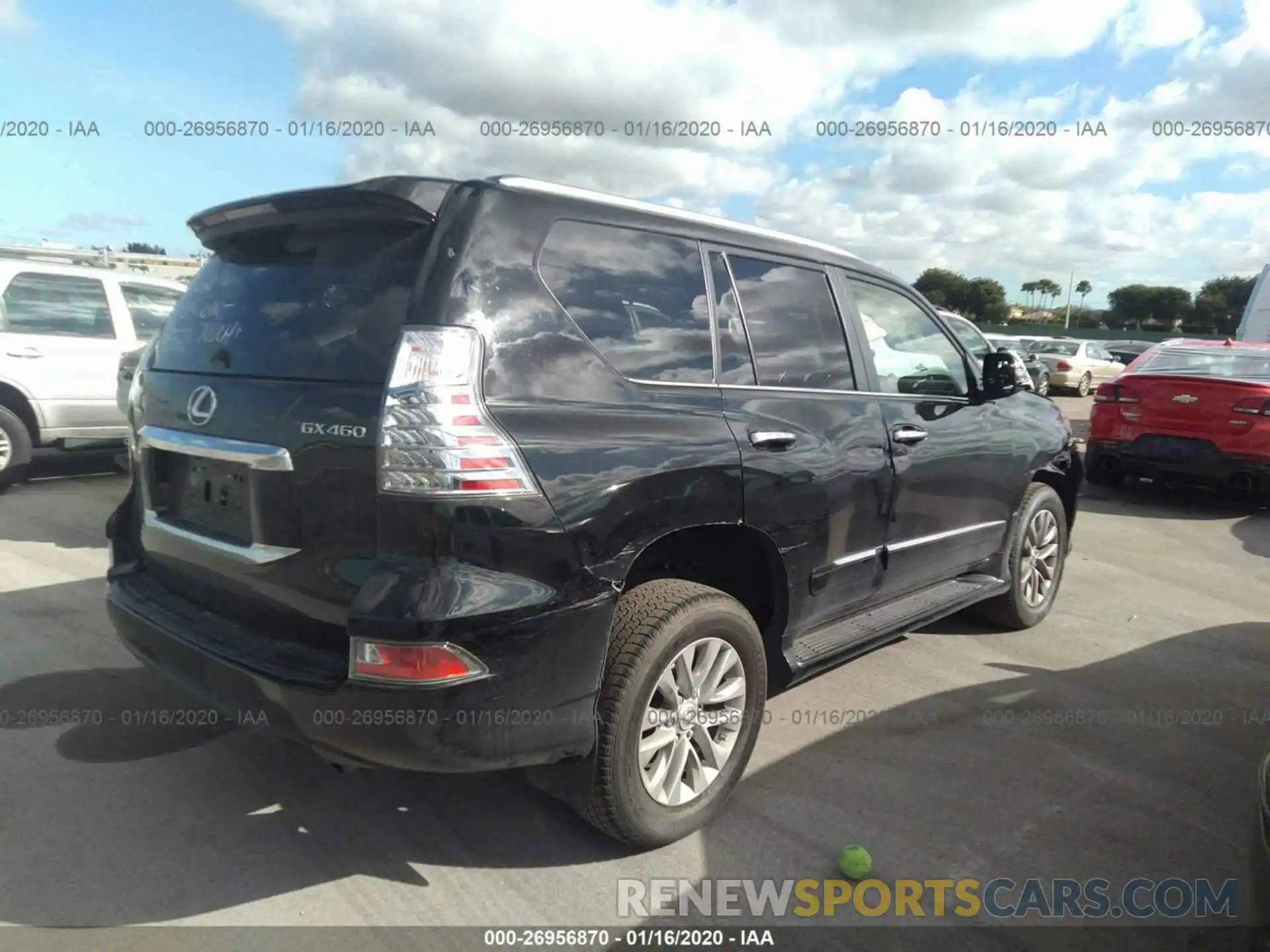 4 Фотография поврежденного автомобиля JTJBM7FX3K5225526 LEXUS GX 2019