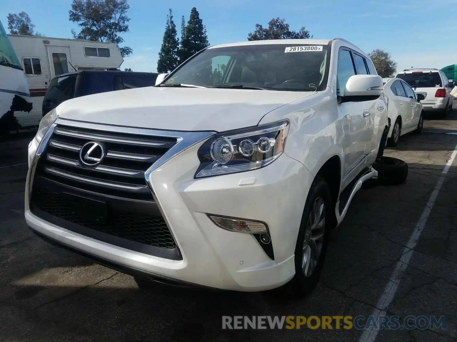 2 Photograph of a damaged car JTJBM7FX3K5227910 LEXUS GX 2019