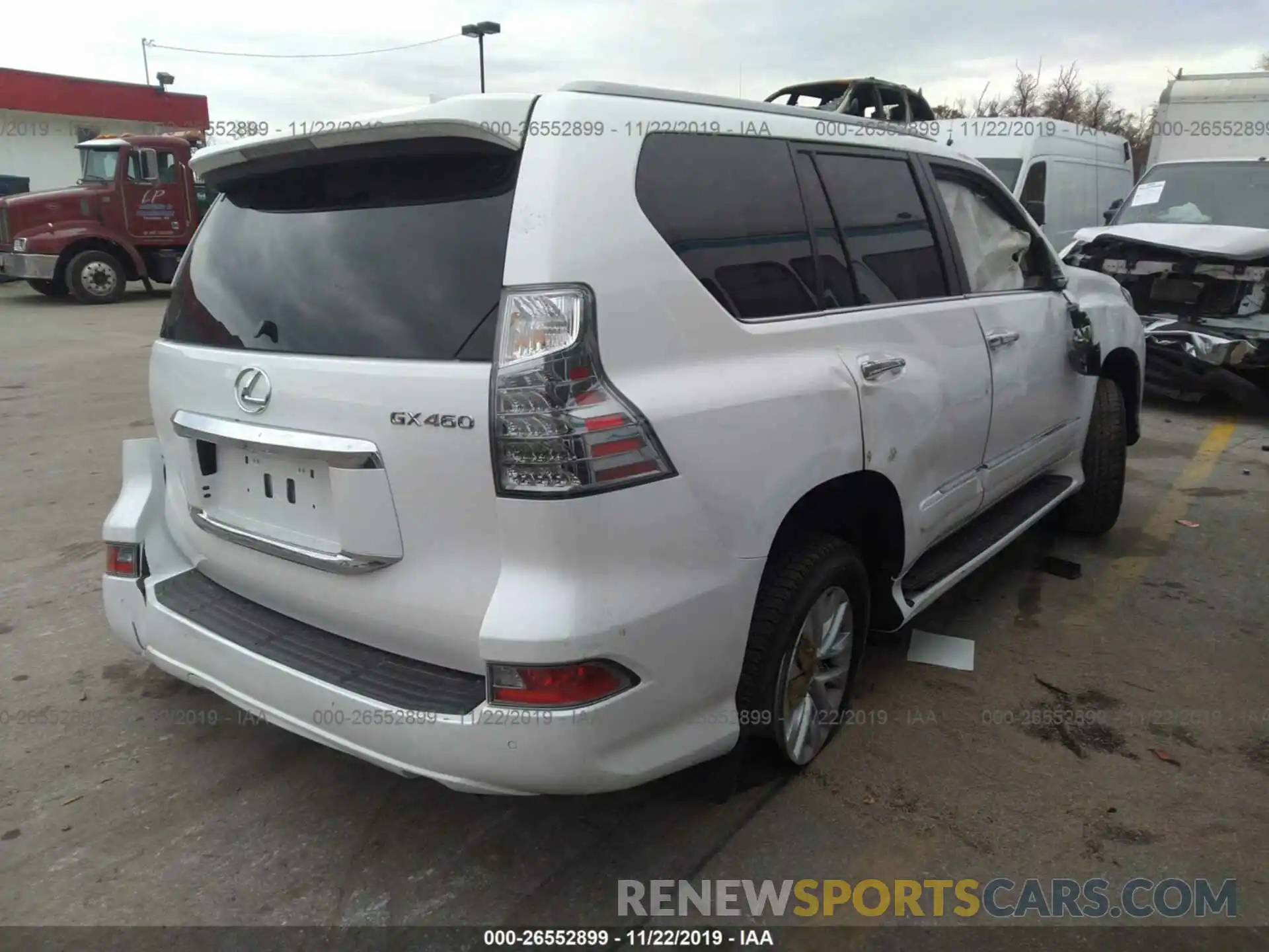 4 Фотография поврежденного автомобиля JTJBM7FX3K5234145 LEXUS GX 2019