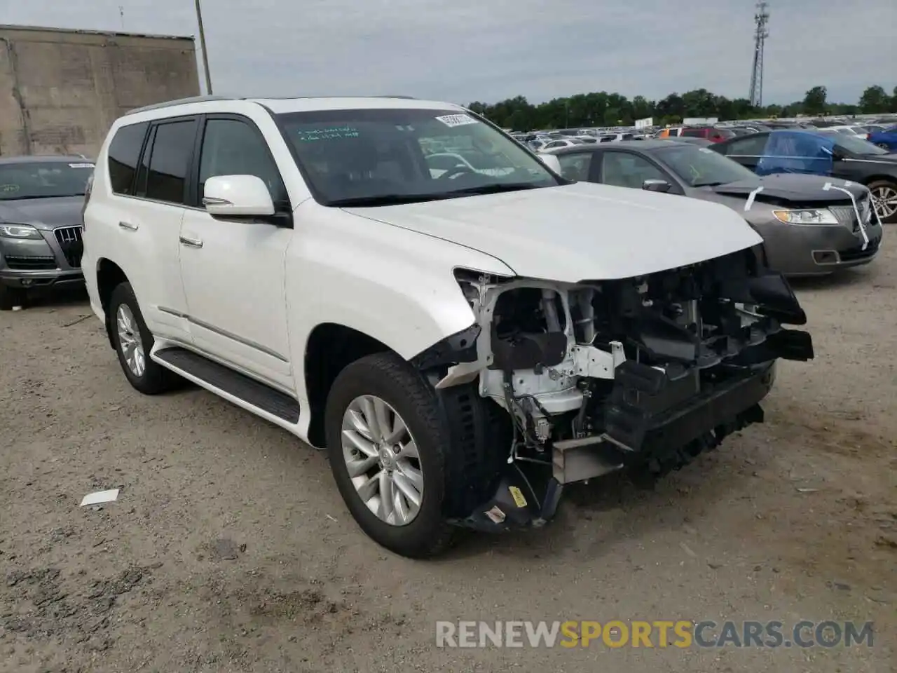 1 Photograph of a damaged car JTJBM7FX3K5236963 LEXUS GX 2019