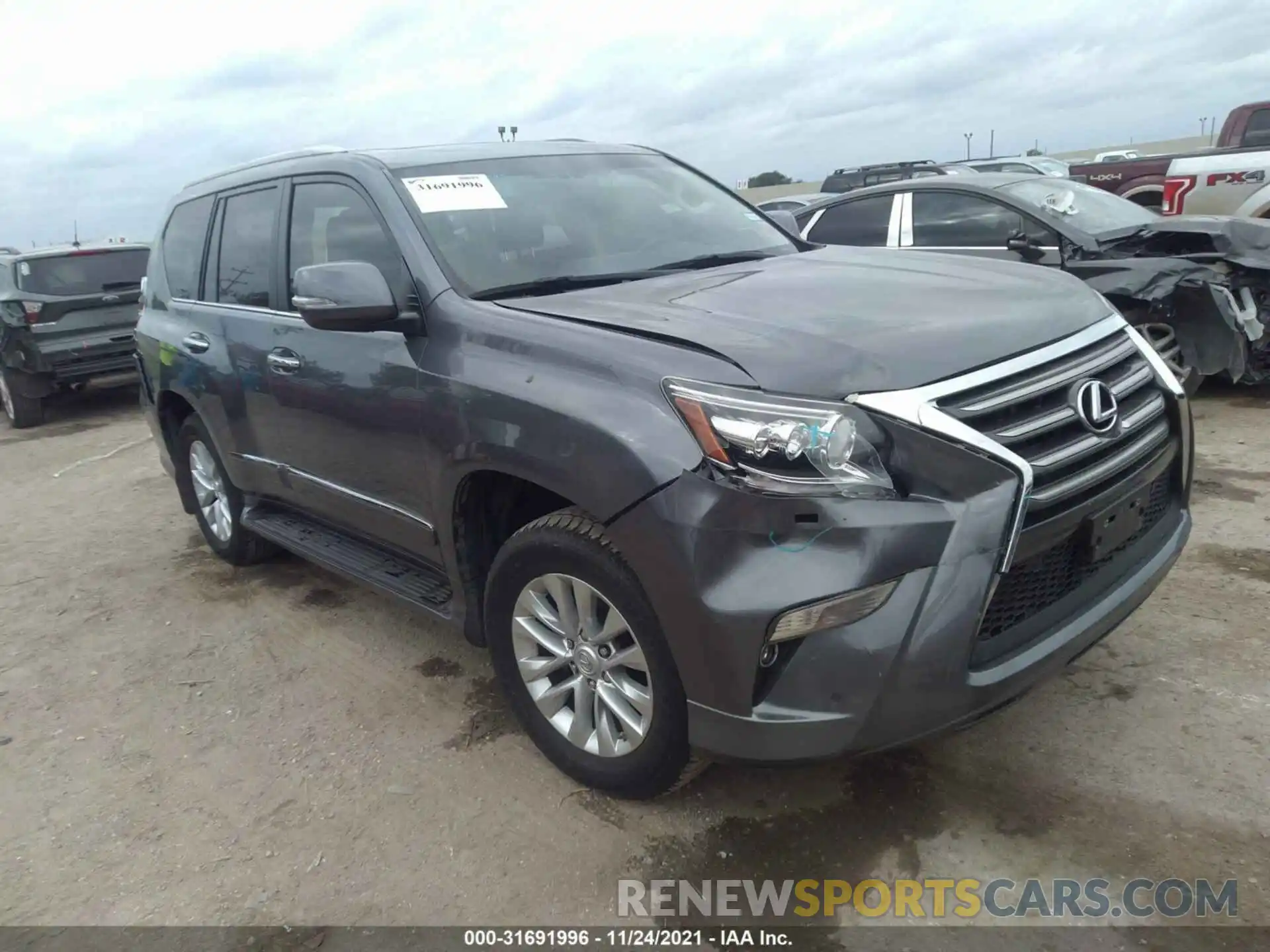 1 Photograph of a damaged car JTJBM7FX3K5238437 LEXUS GX 2019