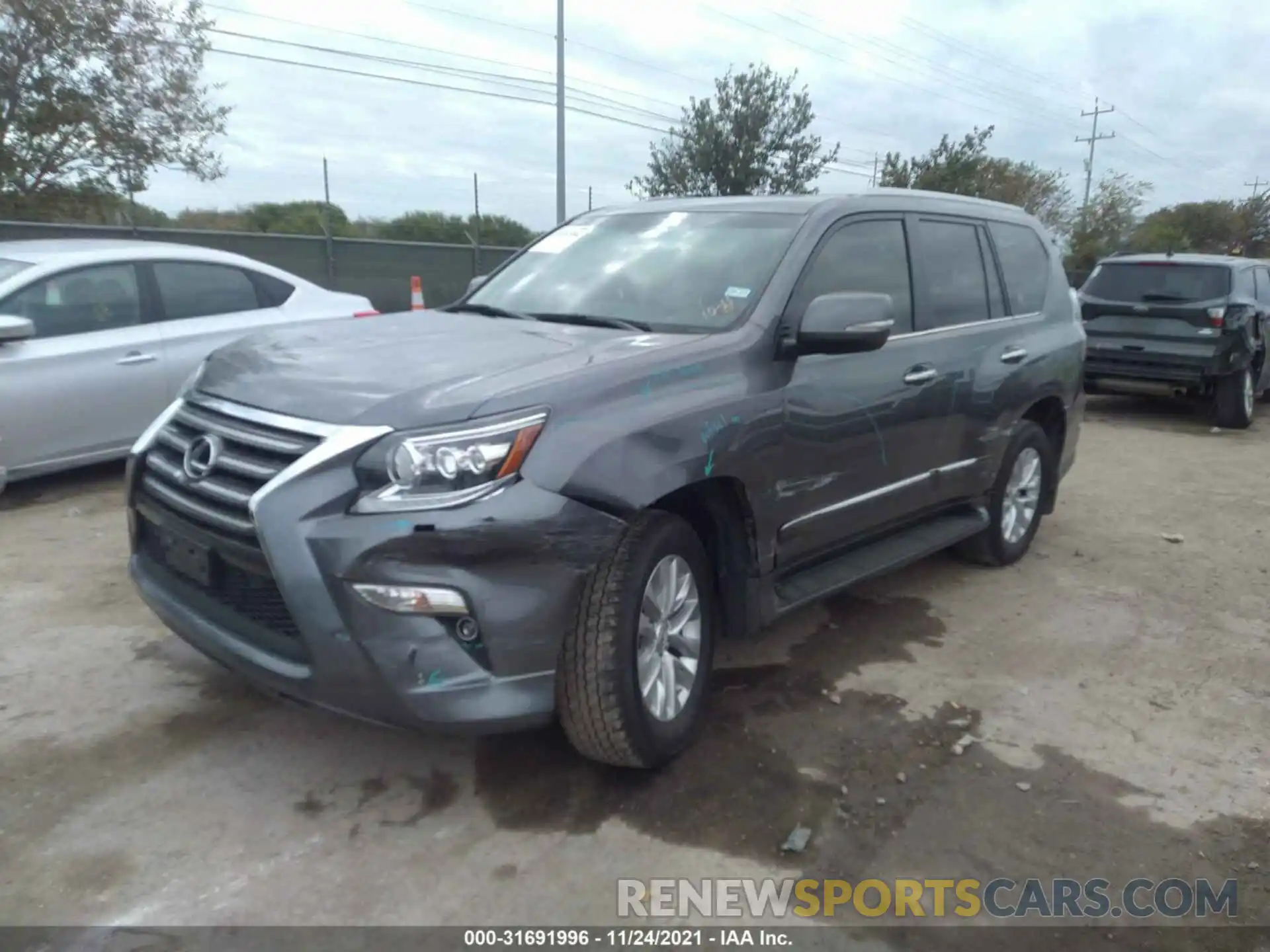 2 Photograph of a damaged car JTJBM7FX3K5238437 LEXUS GX 2019